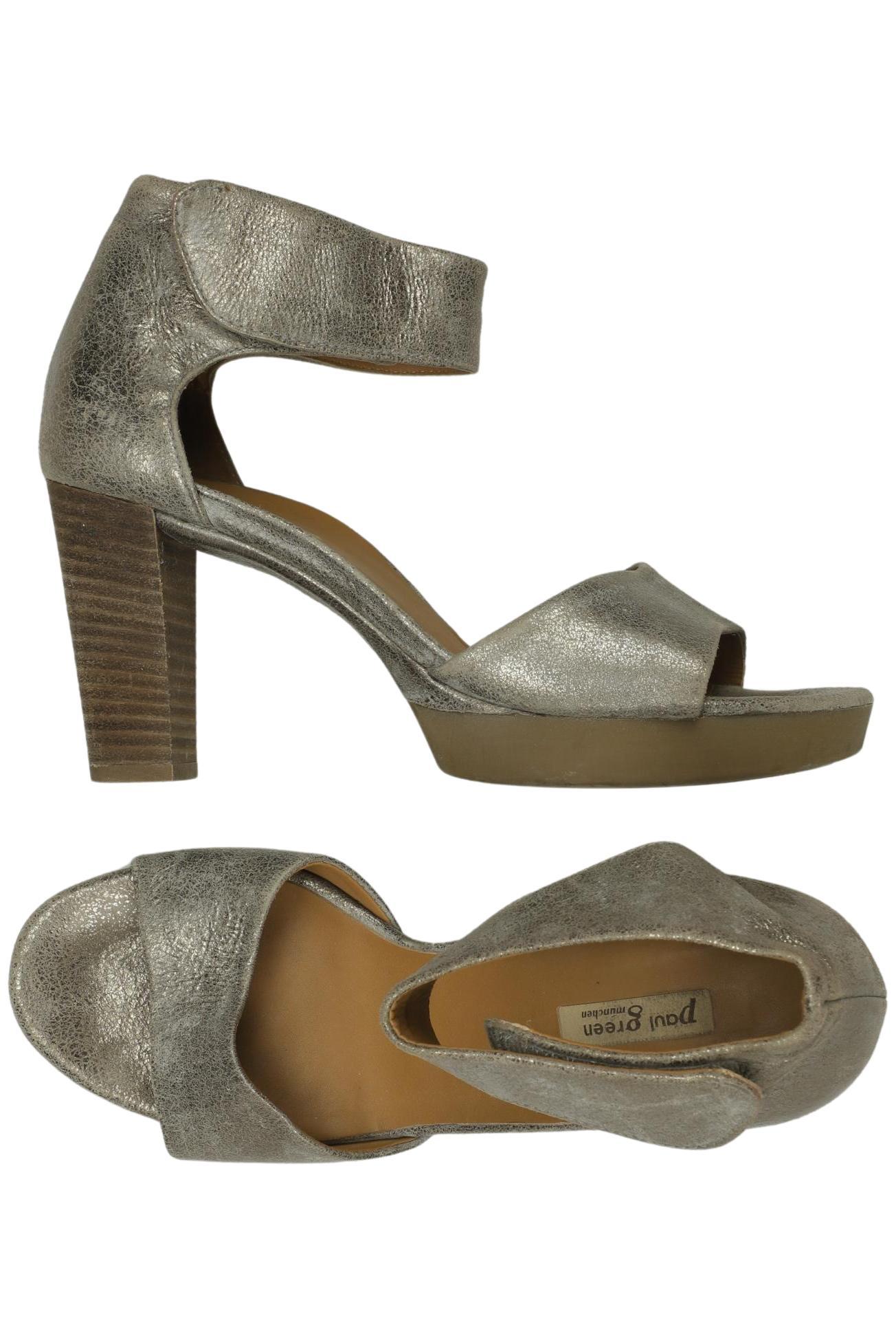 

Paul Green Damen Sandale, silber, Gr. 5