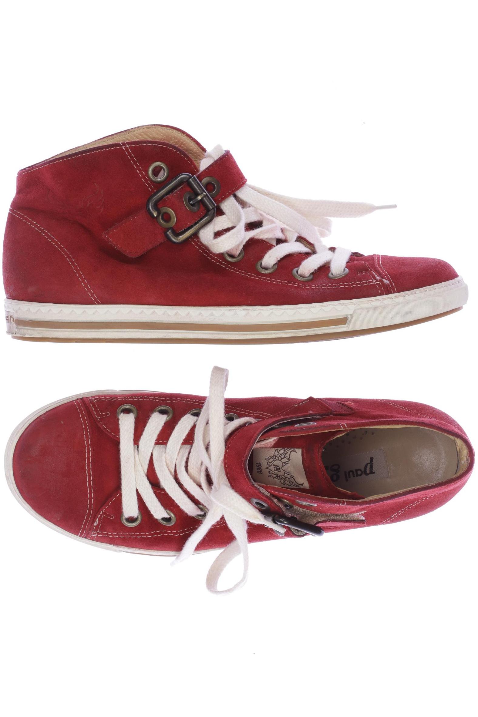 

Paul Green Damen Sneakers, rot, Gr. 4.5