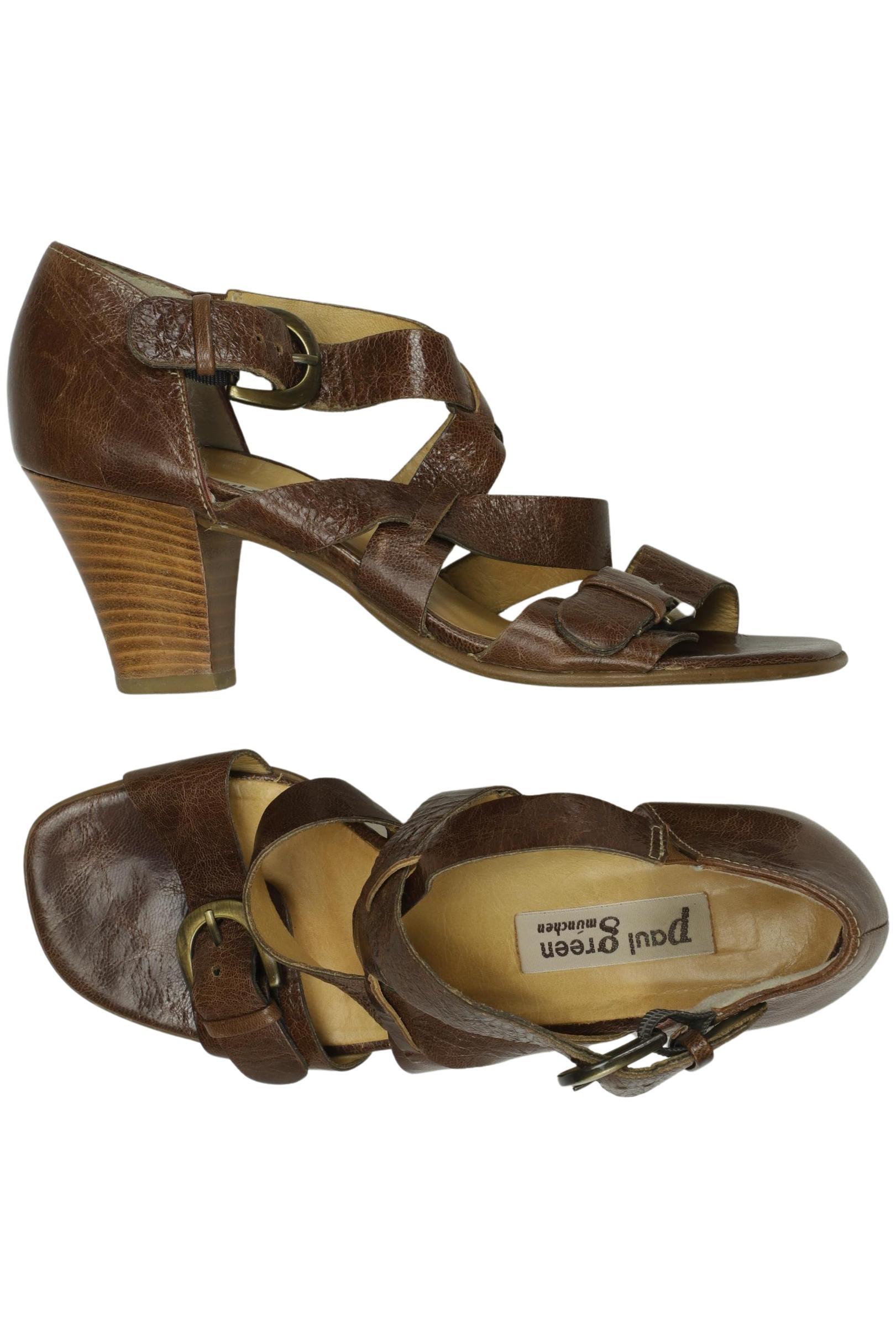 

Paul Green Damen Sandale, braun, Gr. 4