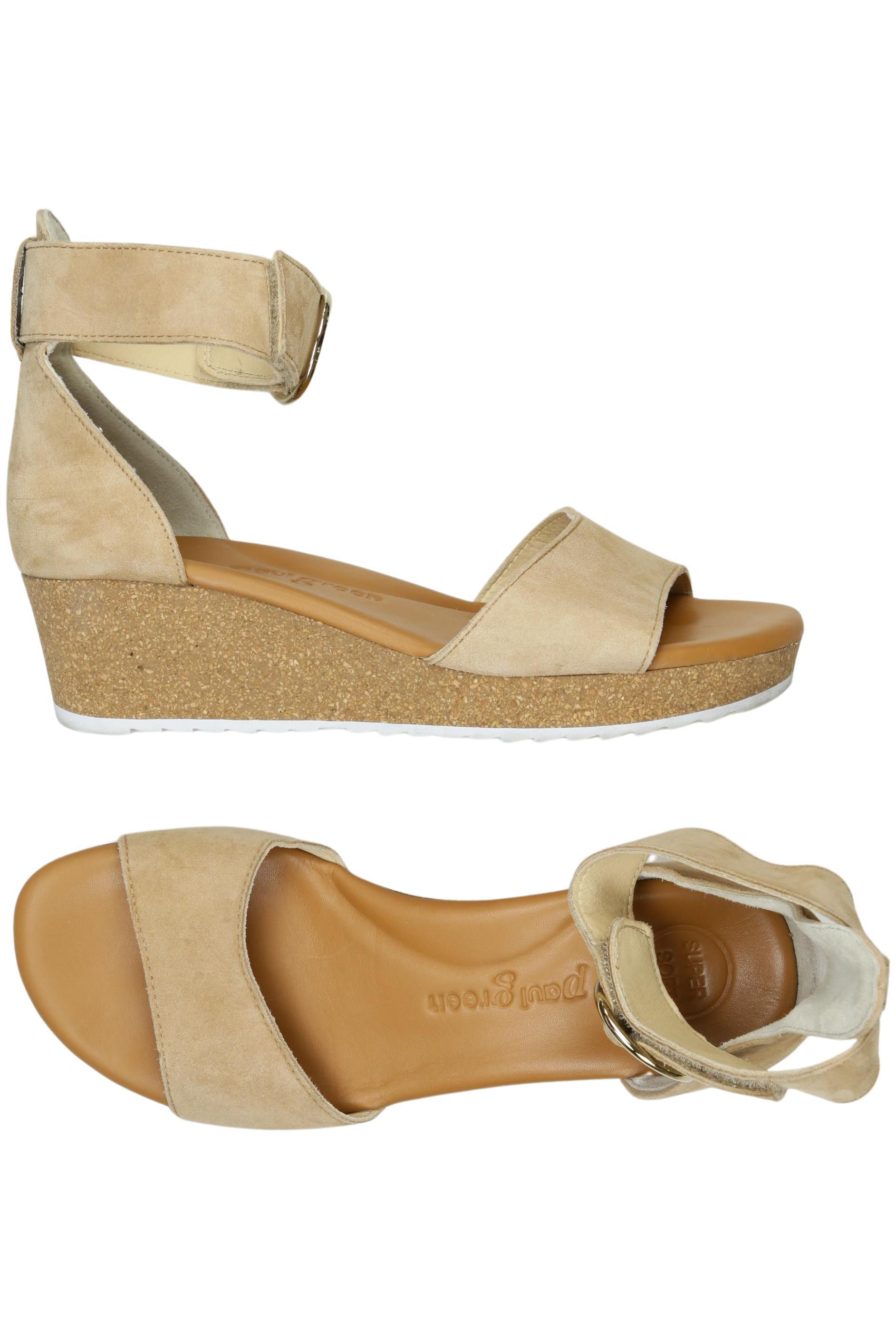 

Paul Green Damen Sandale, beige, Gr. 4