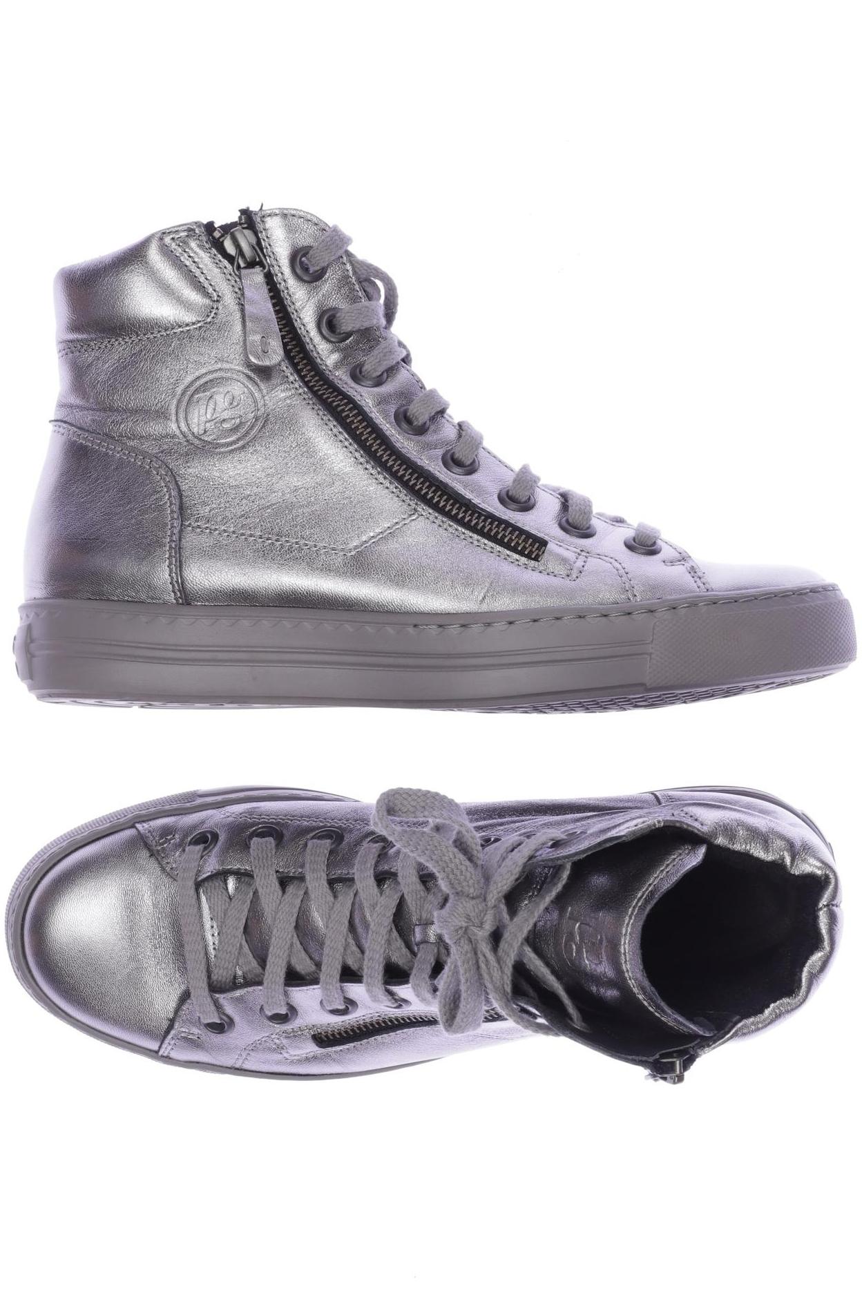

Paul Green Damen Sneakers, silber, Gr. 6.5