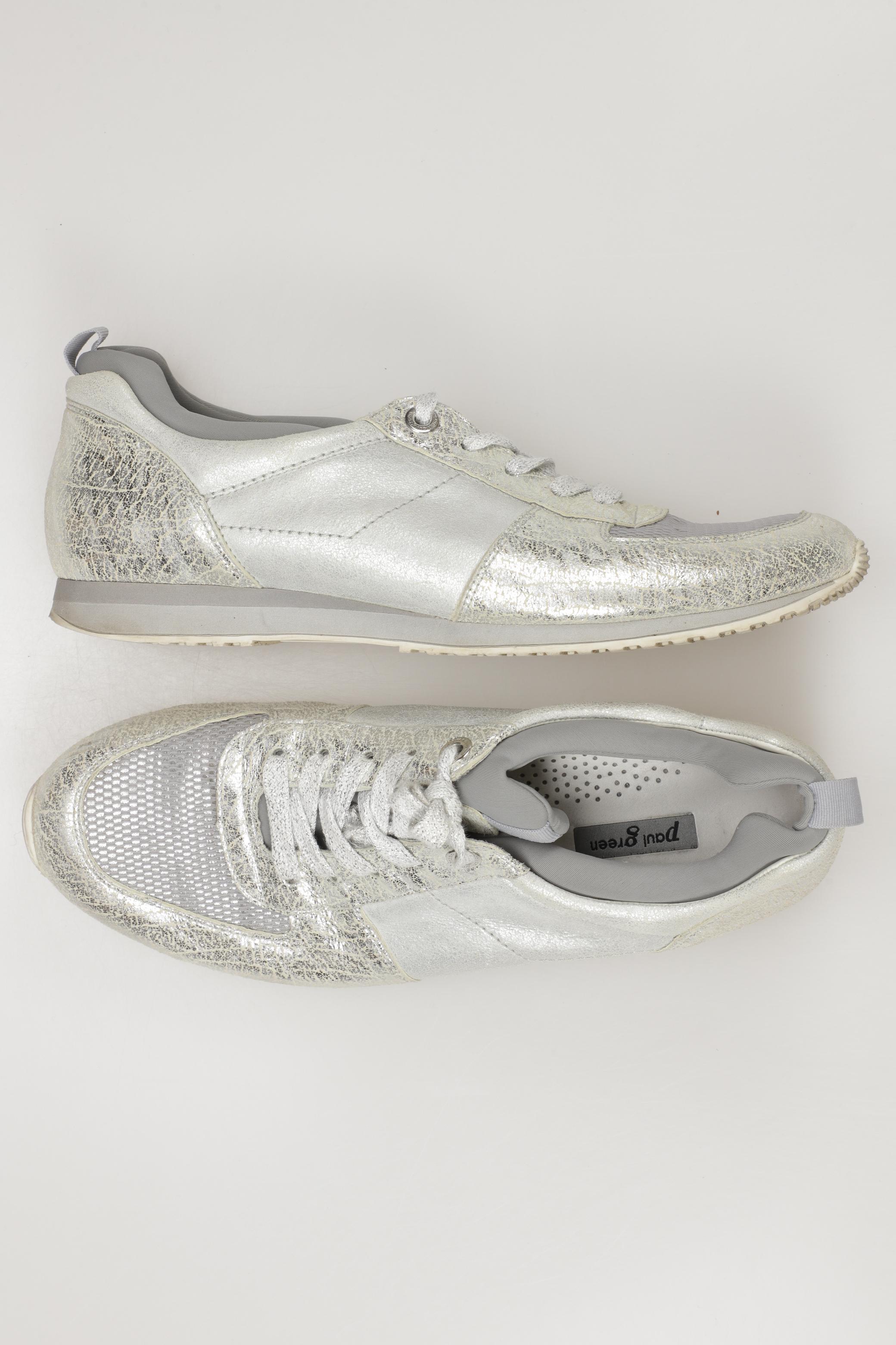 

Paul Green Damen Sneakers, silber, Gr. 7.5