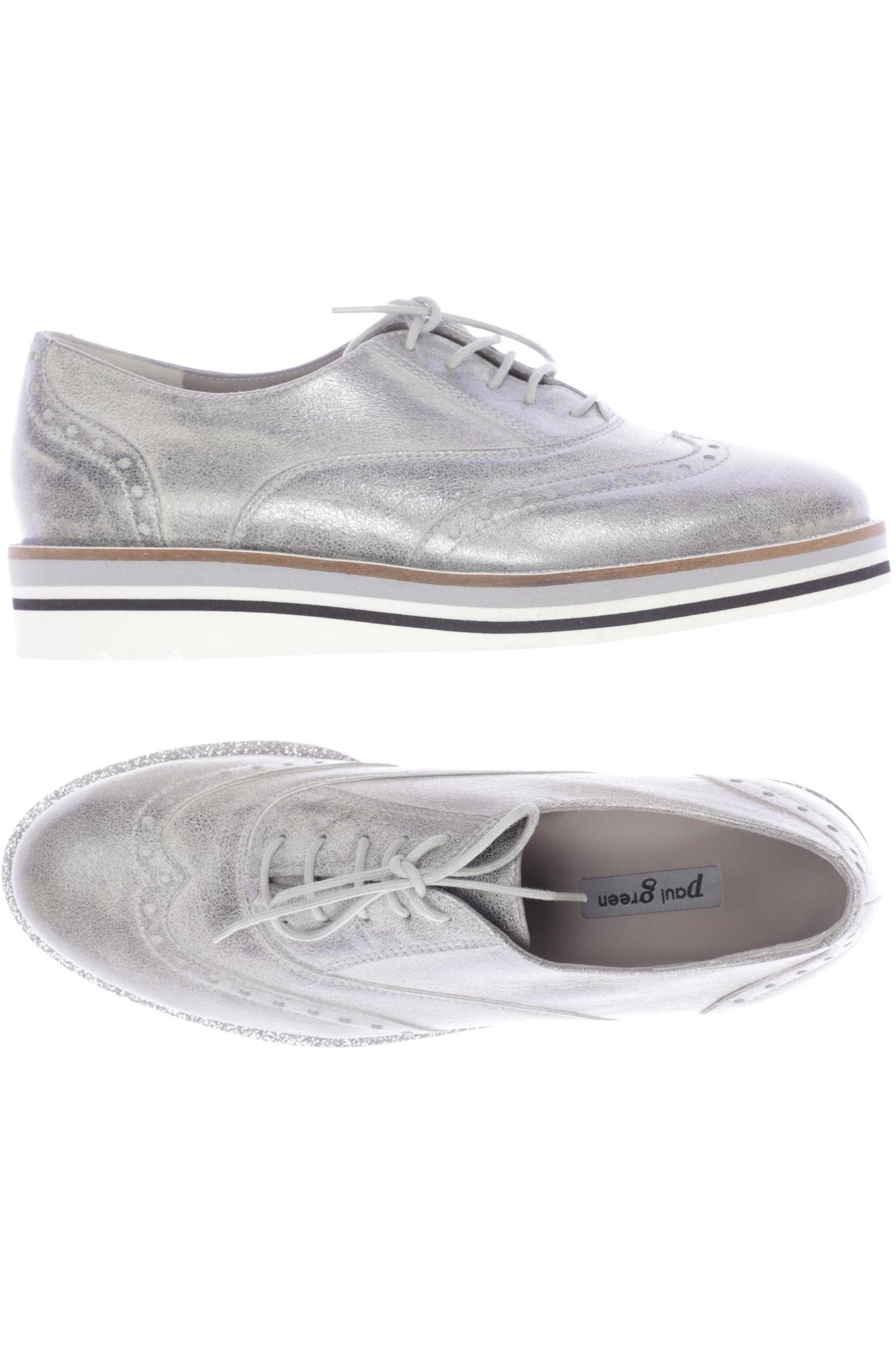 

Paul Green Damen Halbschuh, grau, Gr. 4