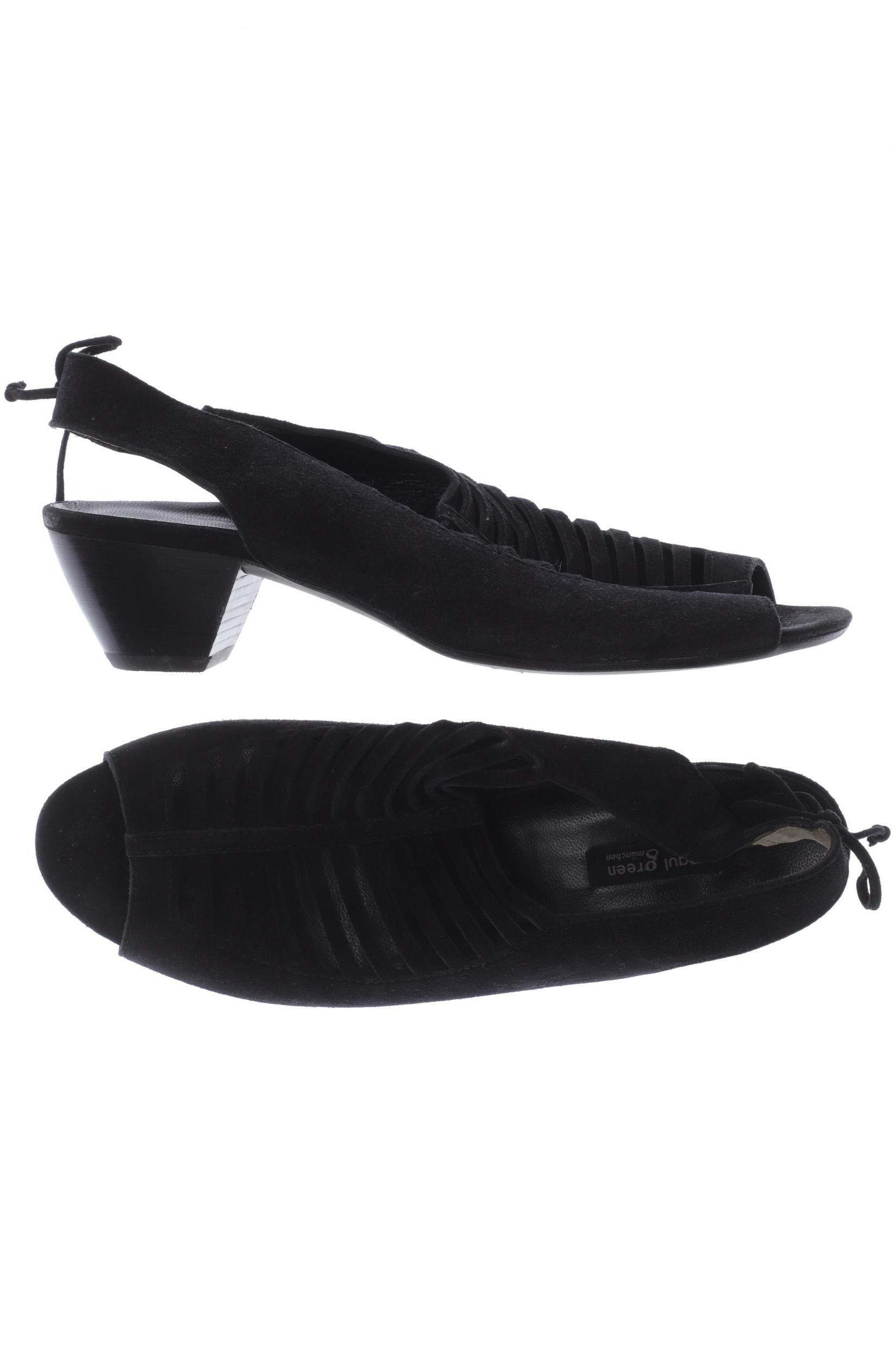 

Paul Green Damen Sandale, schwarz, Gr. 6.5