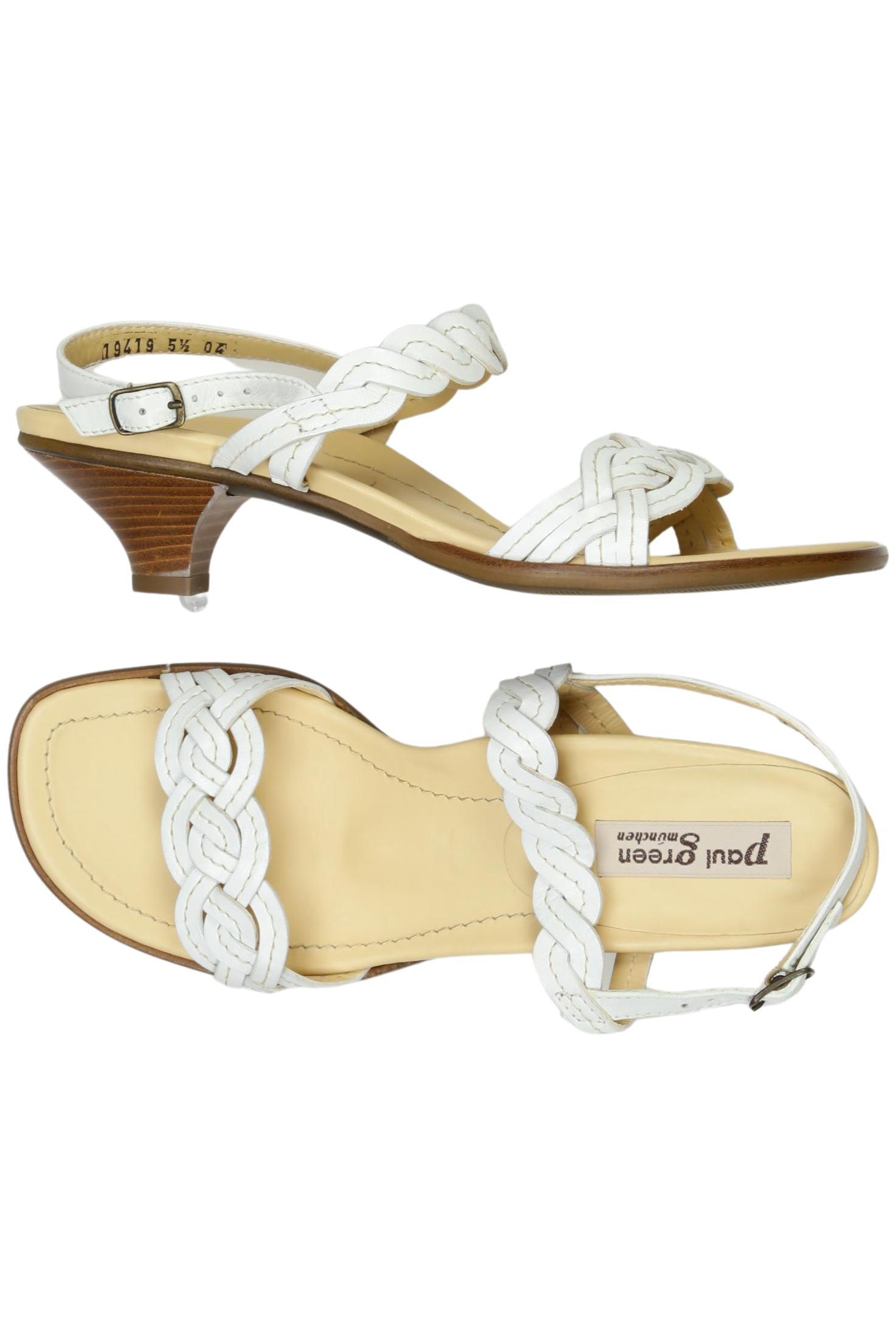 

Paul Green Damen Sandale, weiß, Gr. 5.5