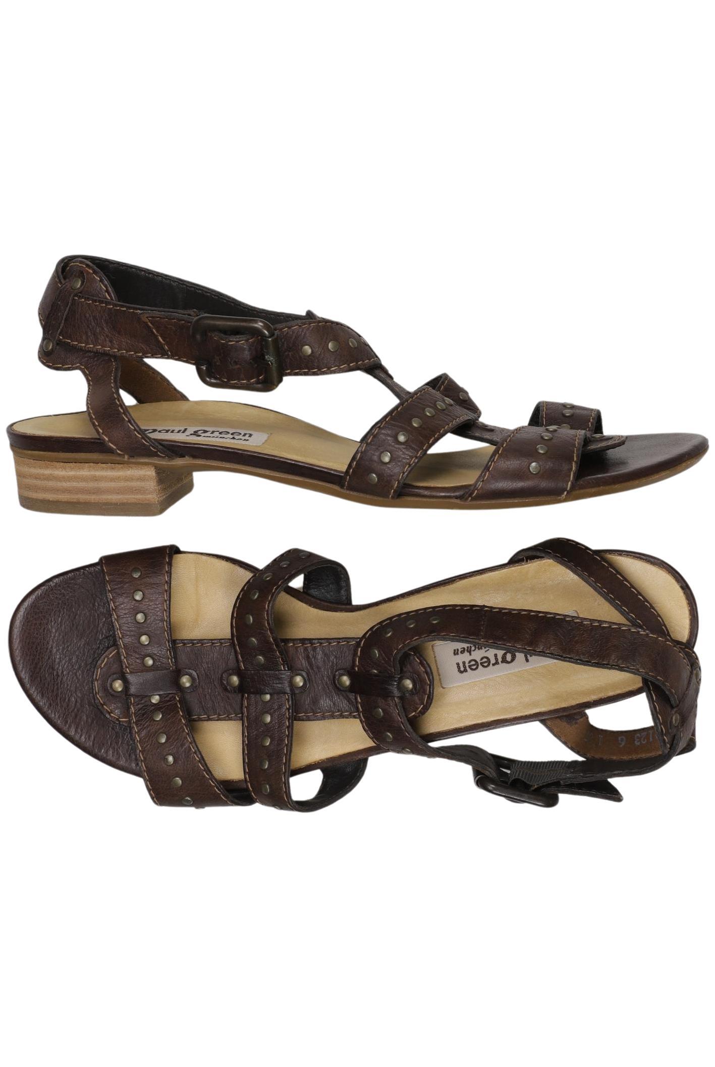 

Paul Green Damen Sandale, braun, Gr. 6