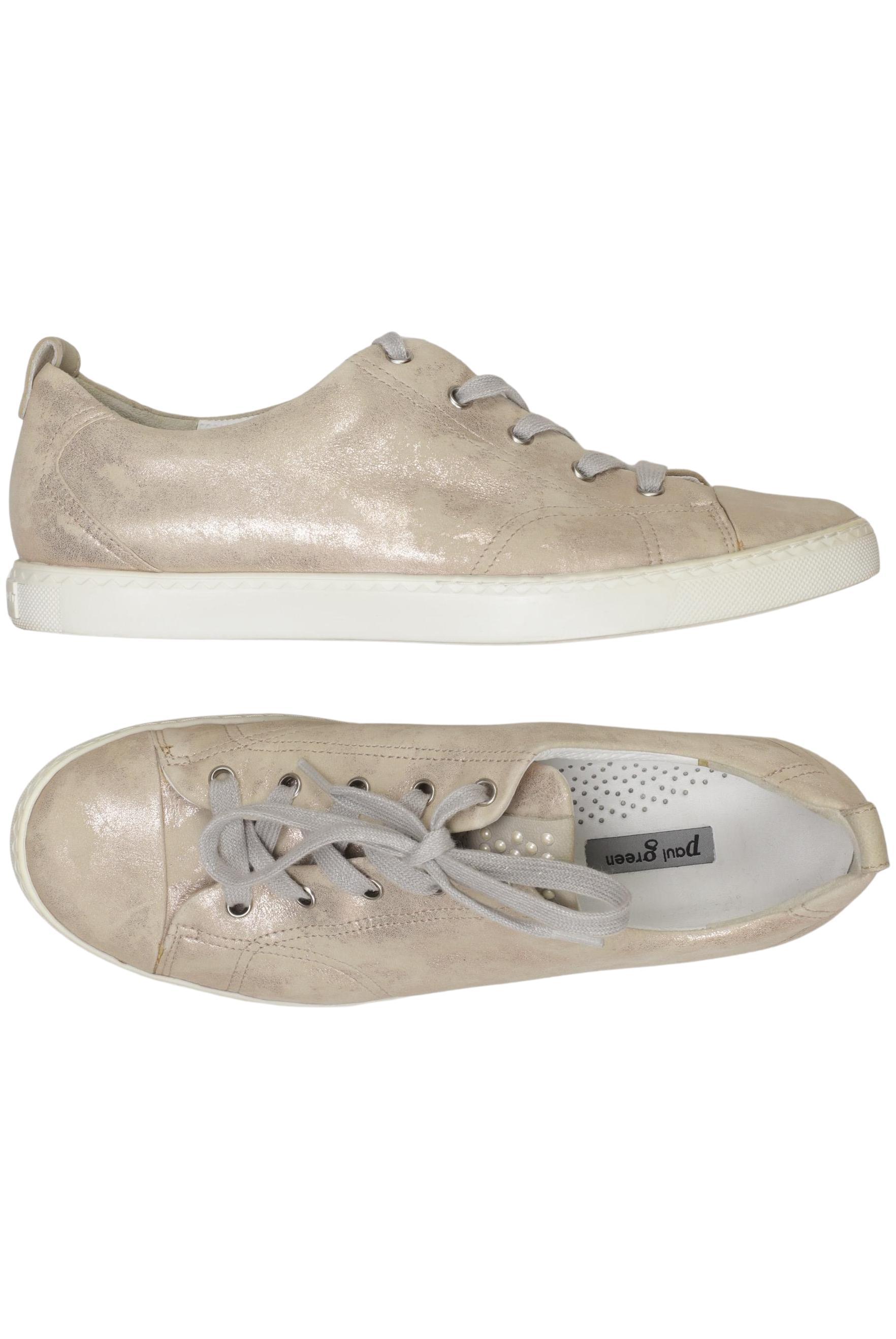 

Paul Green Damen Sneakers, gold, Gr. 7