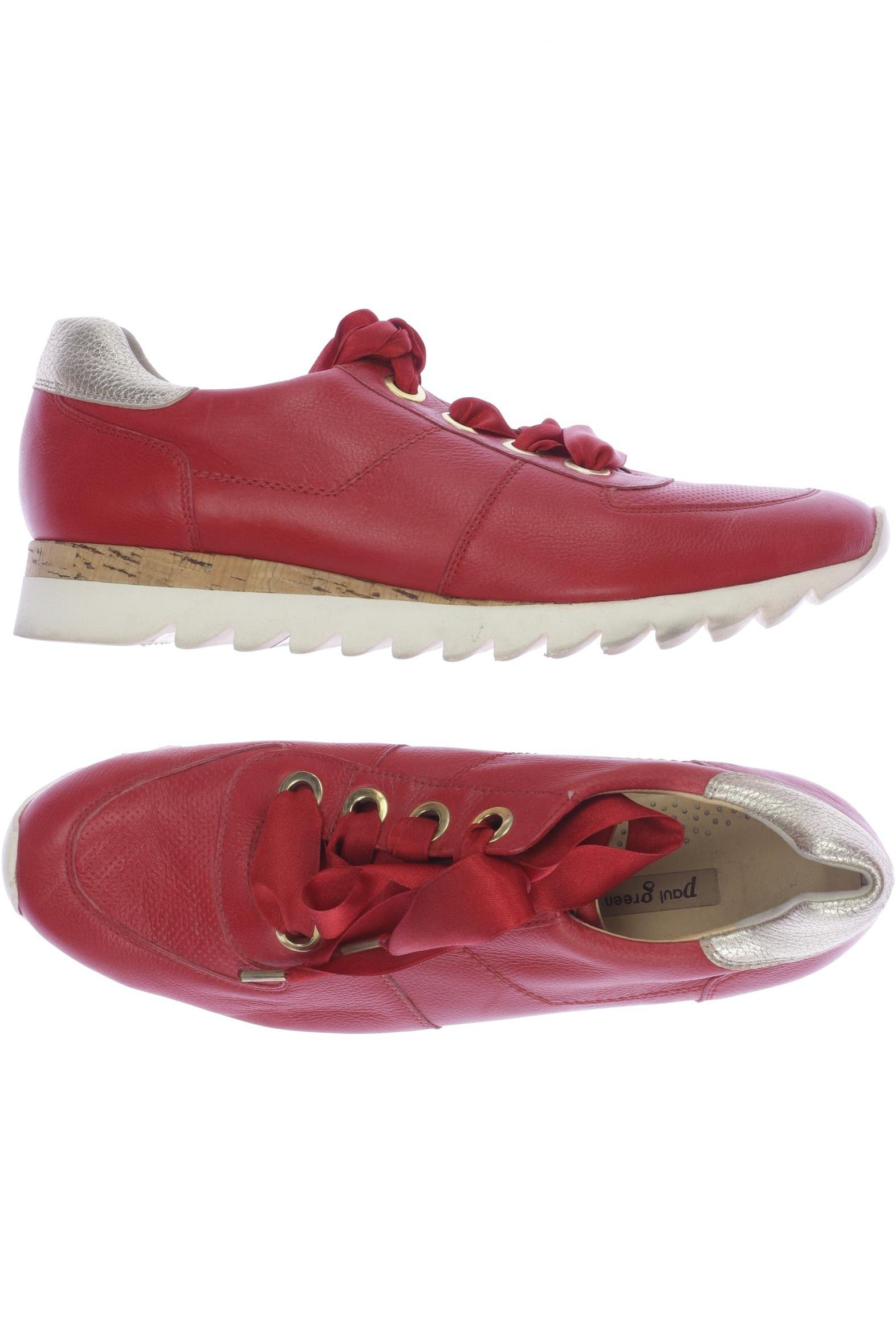 

Paul Green Damen Sneakers, rot, Gr. 7
