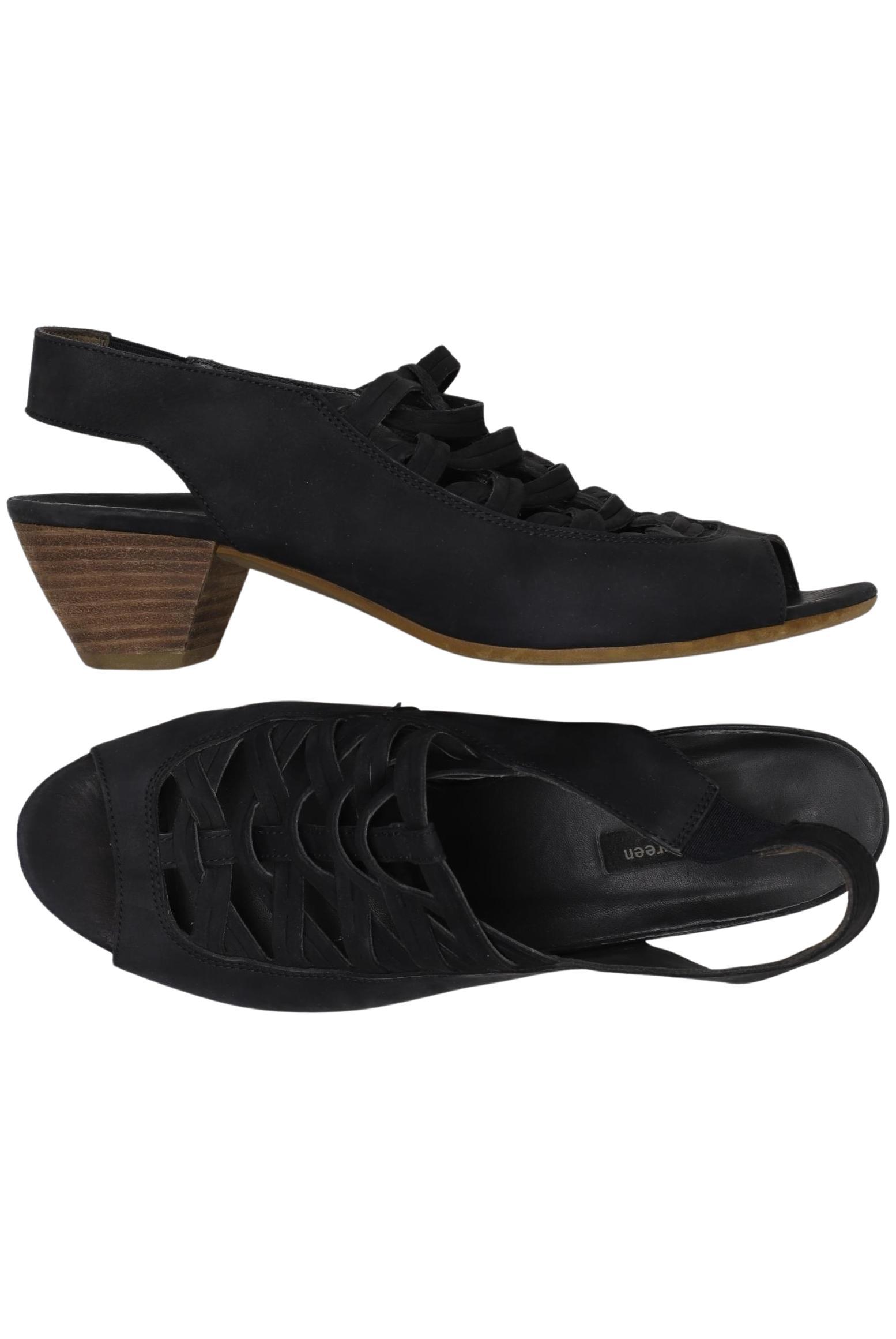 

Paul Green Damen Sandale, schwarz, Gr. 6