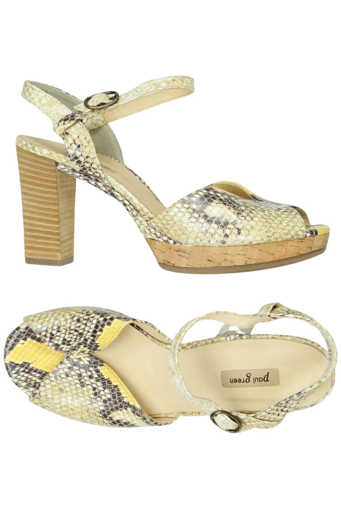 

Paul Green Damen Sandale, beige, Gr. 6.5