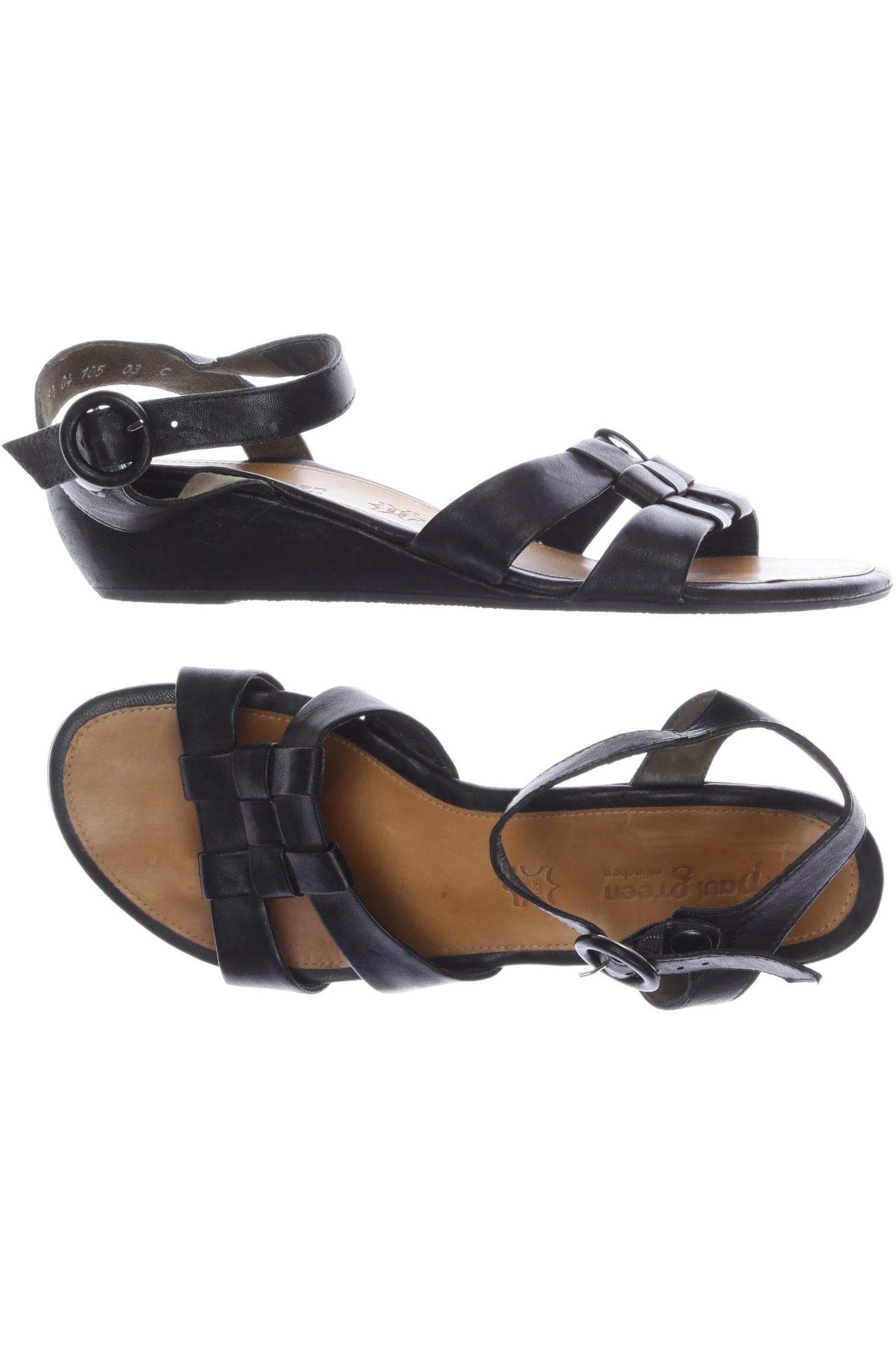 

Paul Green Damen Sandale, schwarz, Gr. 6.5