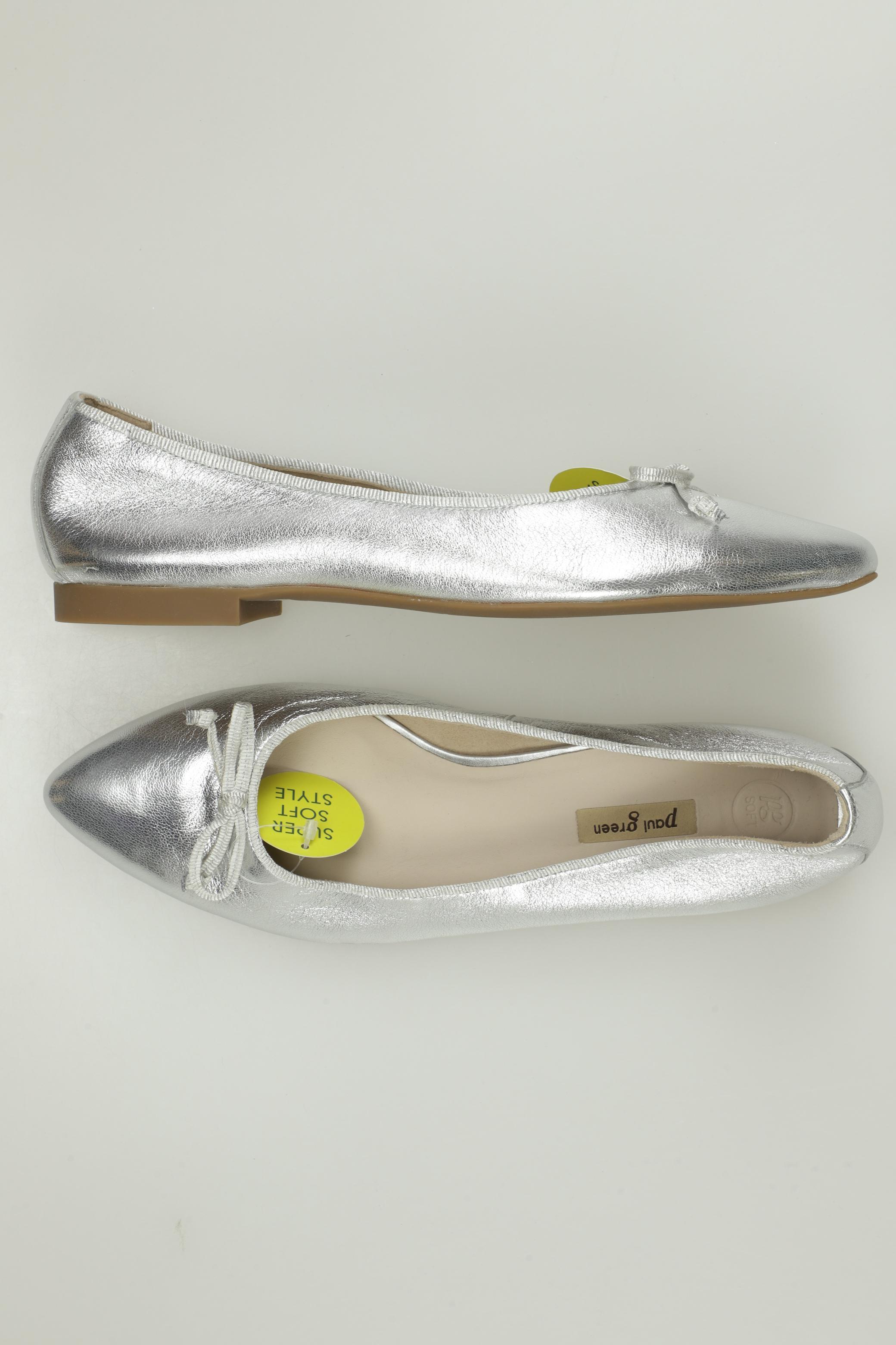 

Paul Green Damen Ballerinas, silber, Gr. 7.5