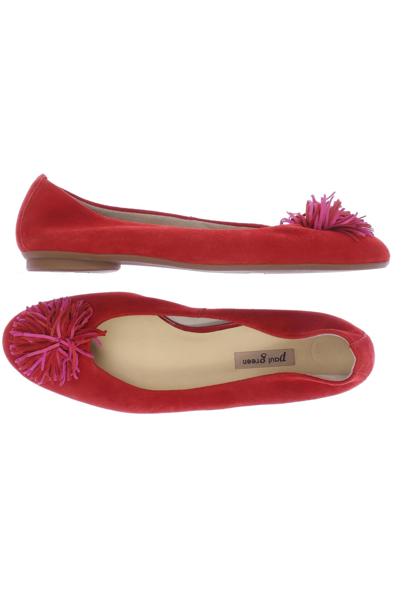 

Paul Green Damen Ballerinas, rot, Gr. 4.5