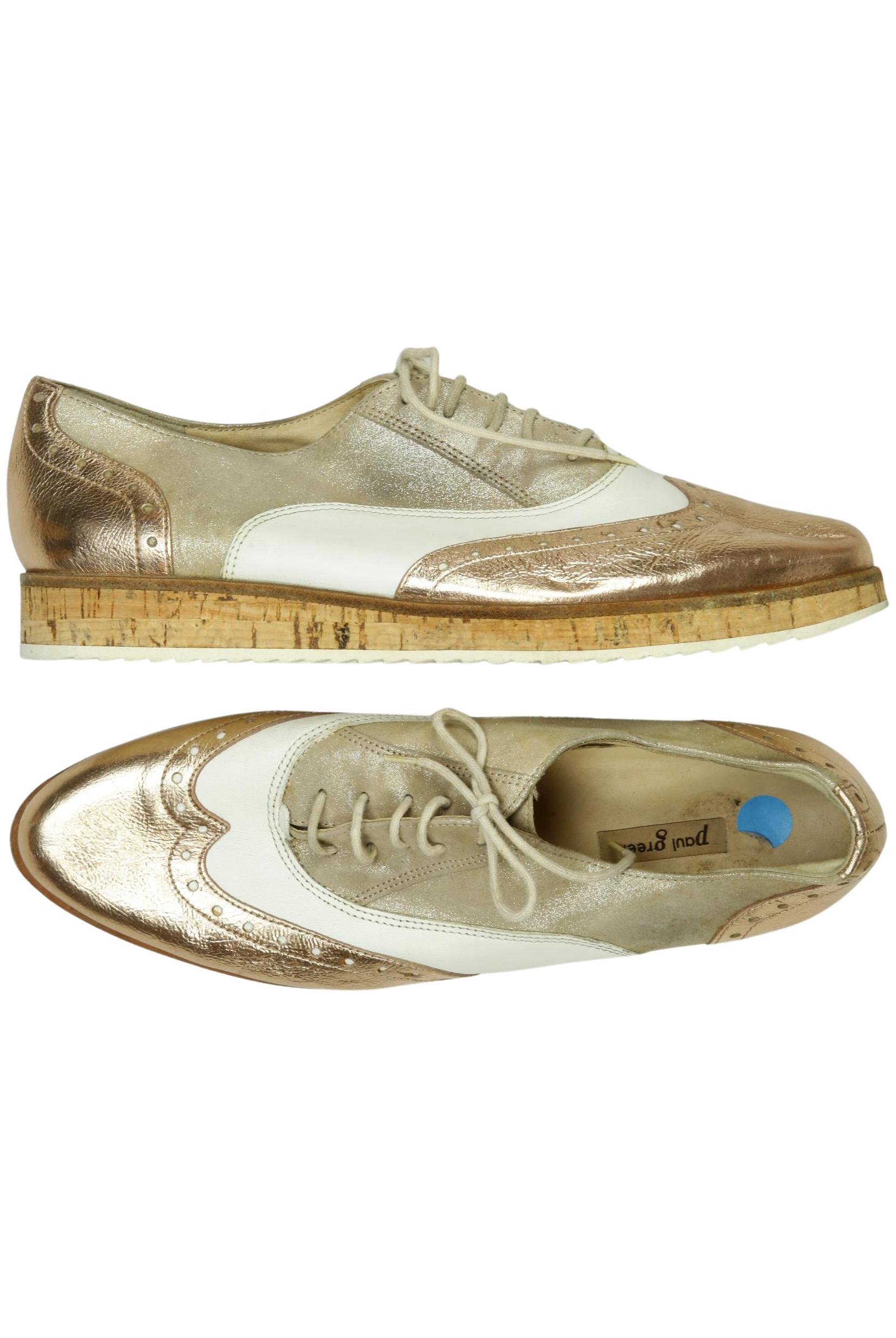 

Paul Green Damen Halbschuh, gold, Gr. 6.5