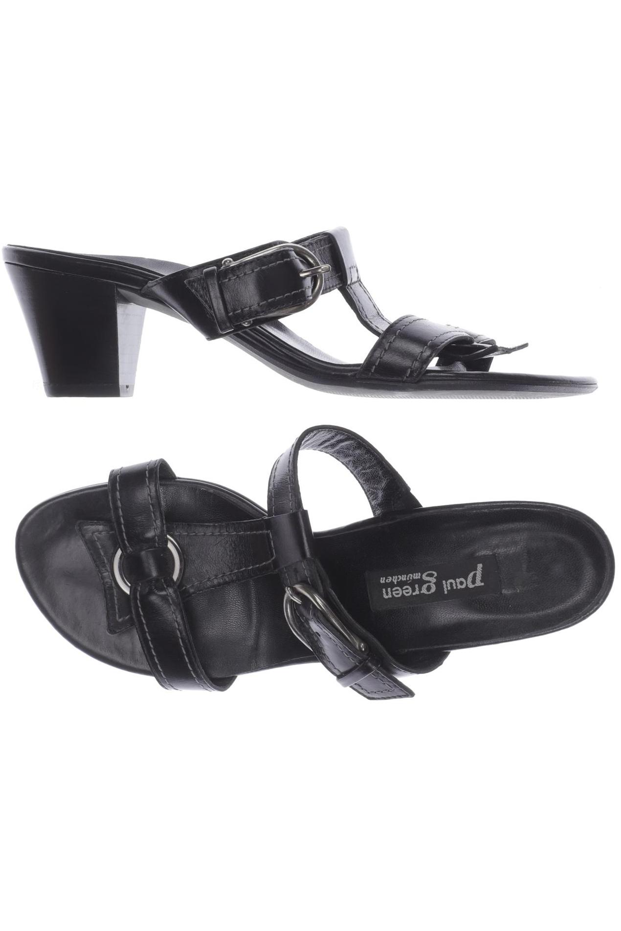 

Paul Green Damen Sandale, schwarz, Gr. 6