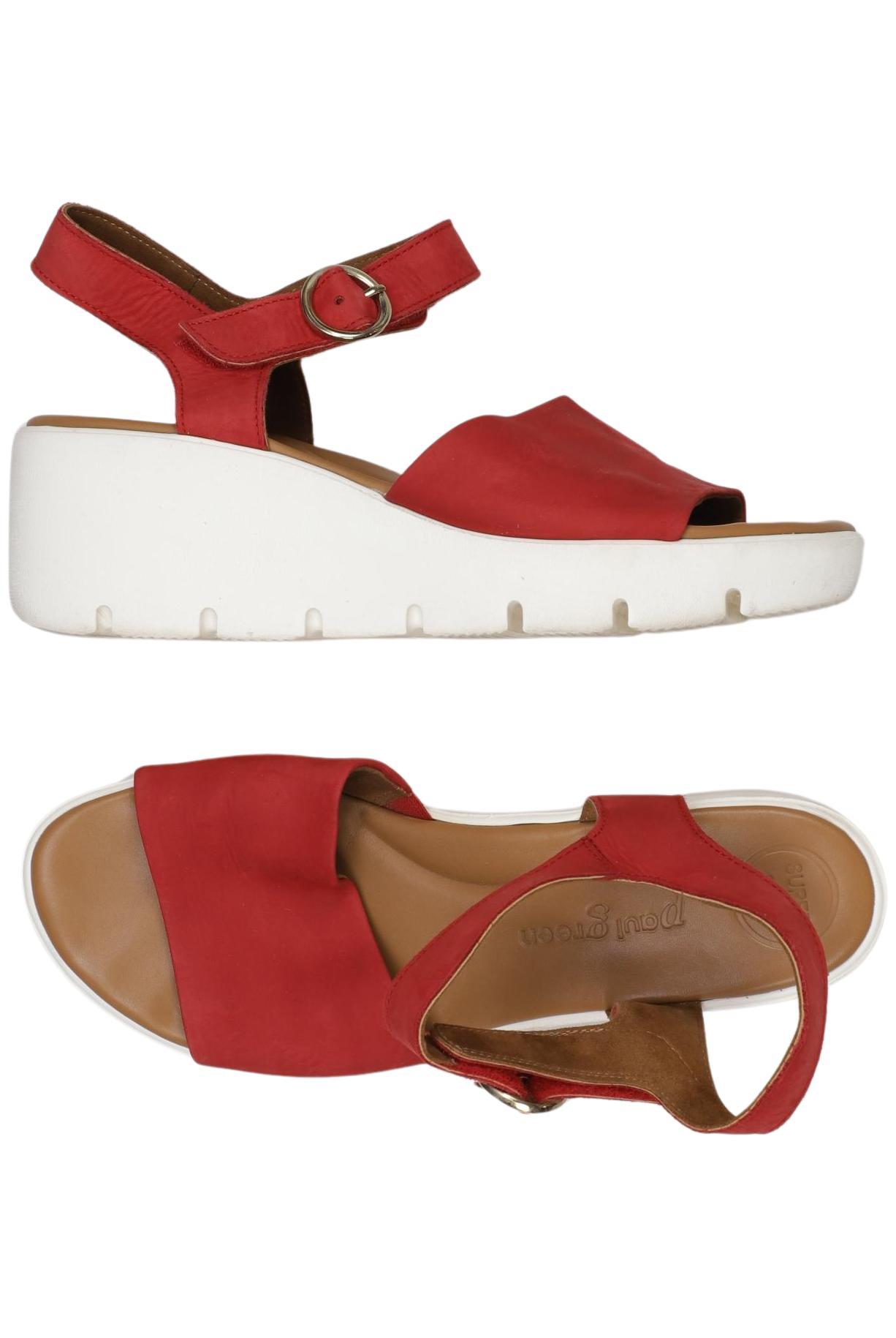 

Paul Green Damen Sandale, rot, Gr. 5