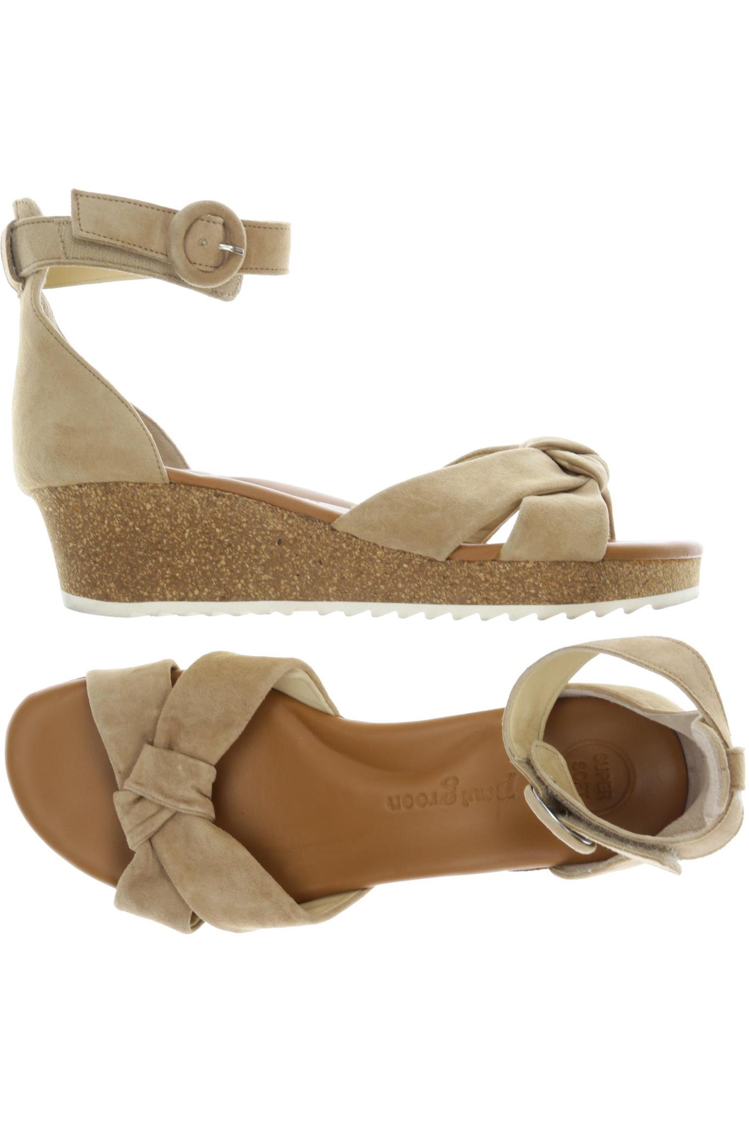 

Paul Green Damen Sandale, beige, Gr. 6