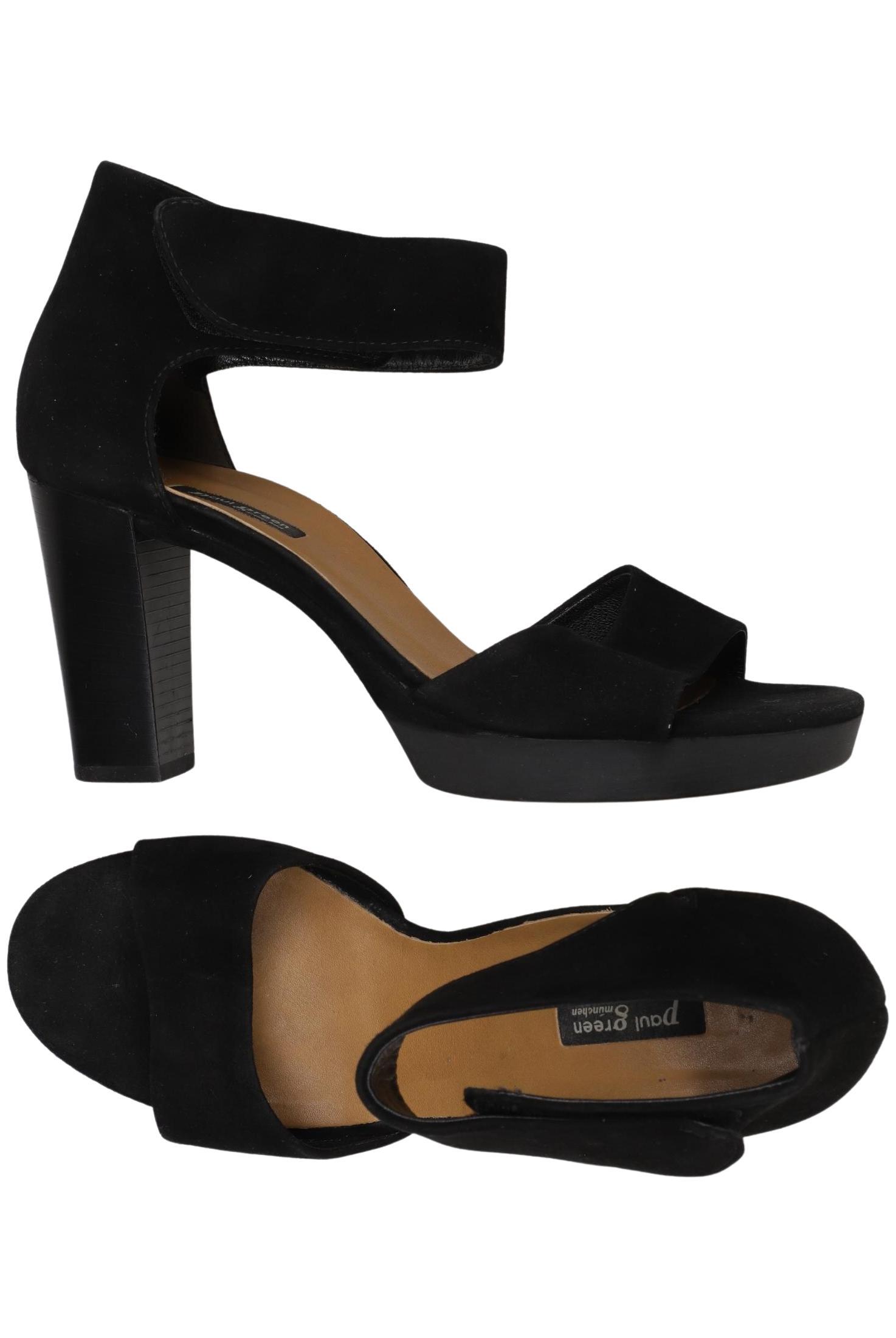 

Paul Green Damen Sandale, schwarz, Gr. 6