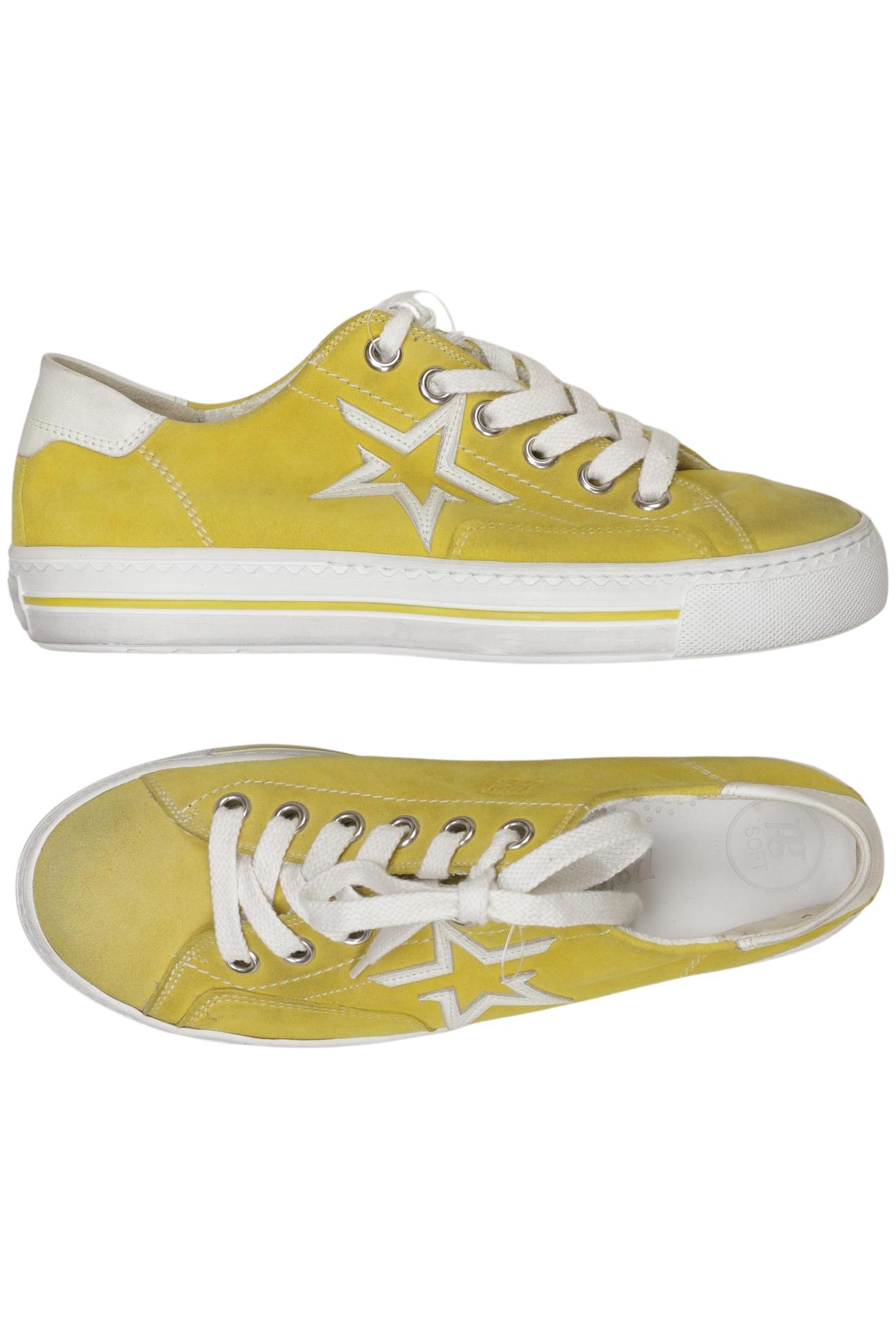 

Paul Green Damen Sneakers, gelb, Gr. 5.5