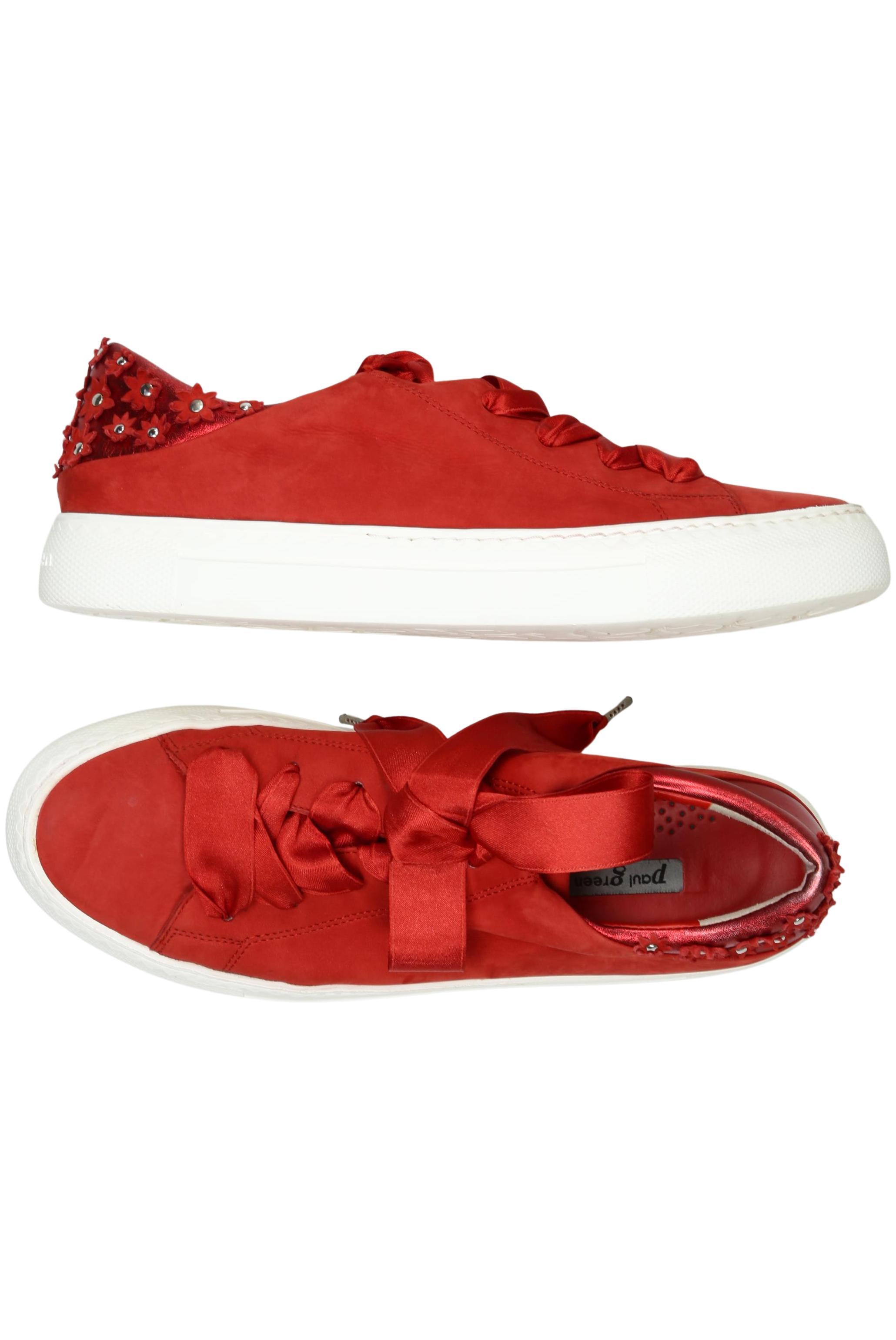 

Paul Green Damen Sneakers, rot, Gr. 6.5