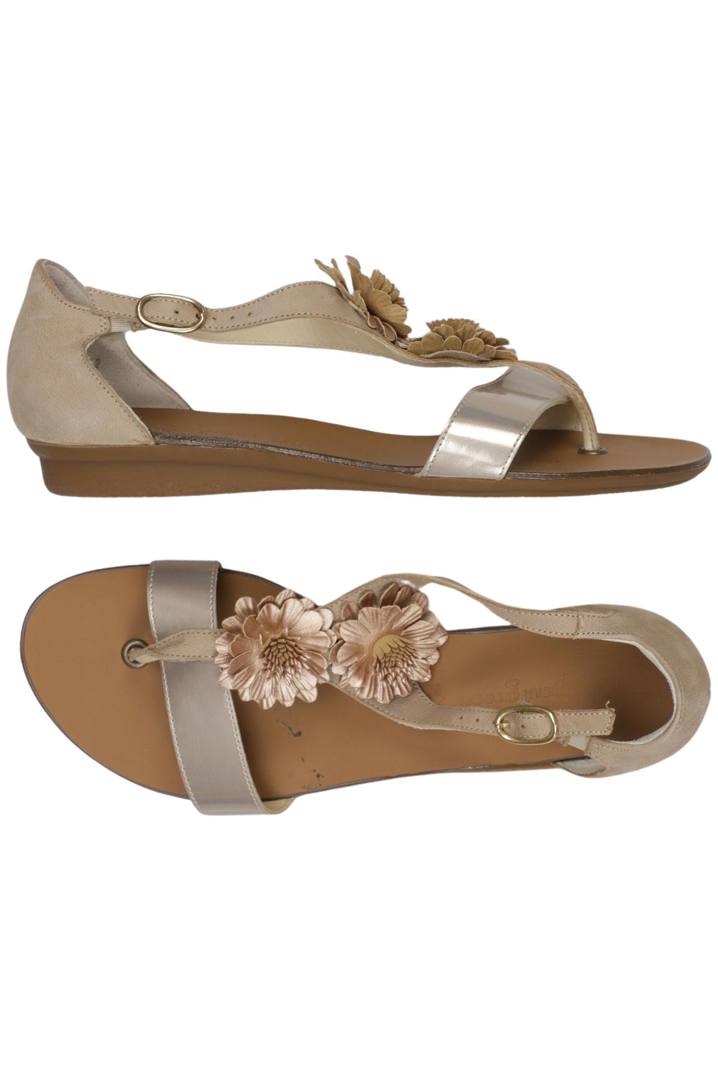 

Paul Green Damen Sandale, beige, Gr. 6.5