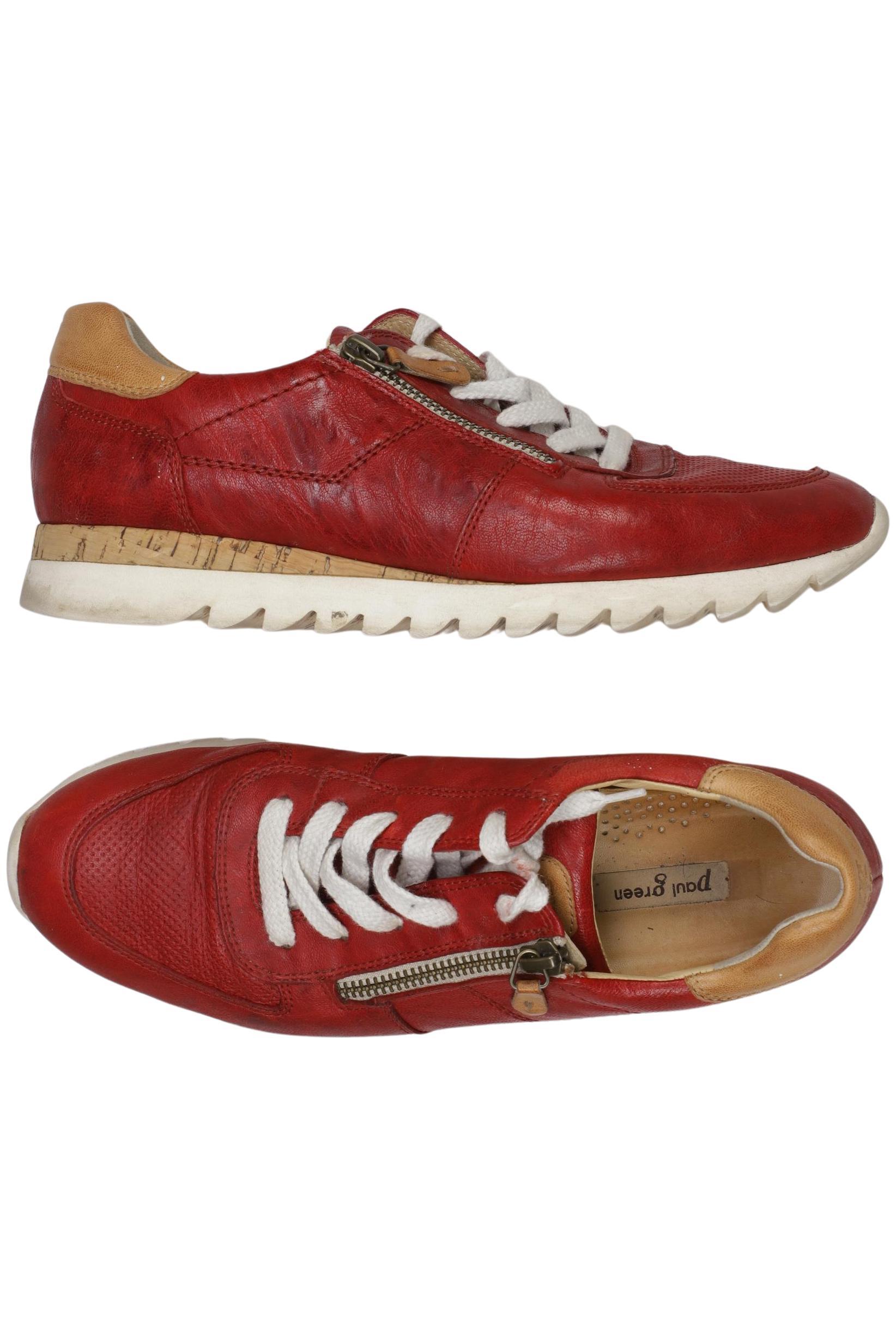 

Paul Green Damen Halbschuh, rot, Gr. 5