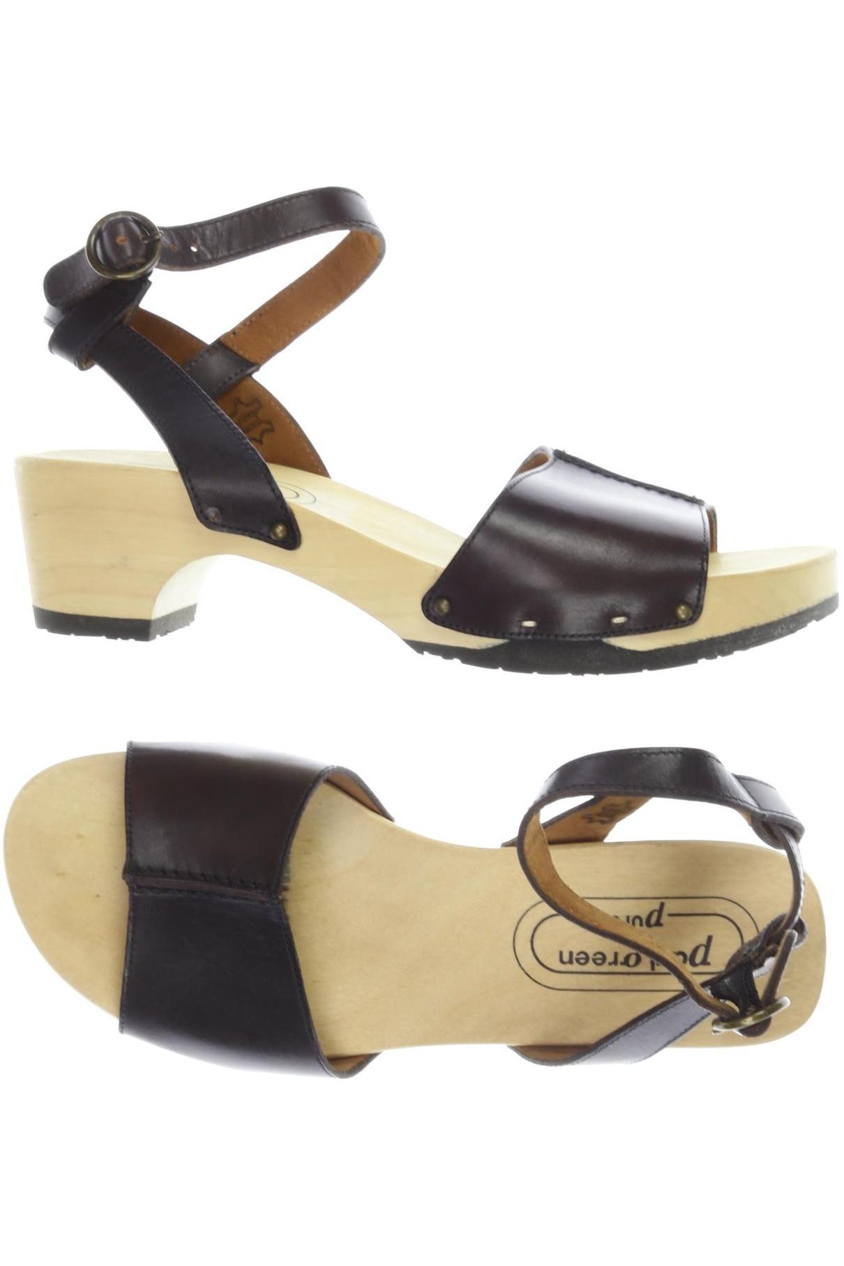 

Paul Green Damen Sandale, braun, Gr. 4