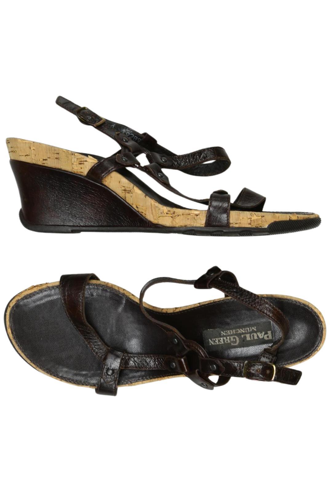 

Paul Green Damen Sandale, braun, Gr. 6