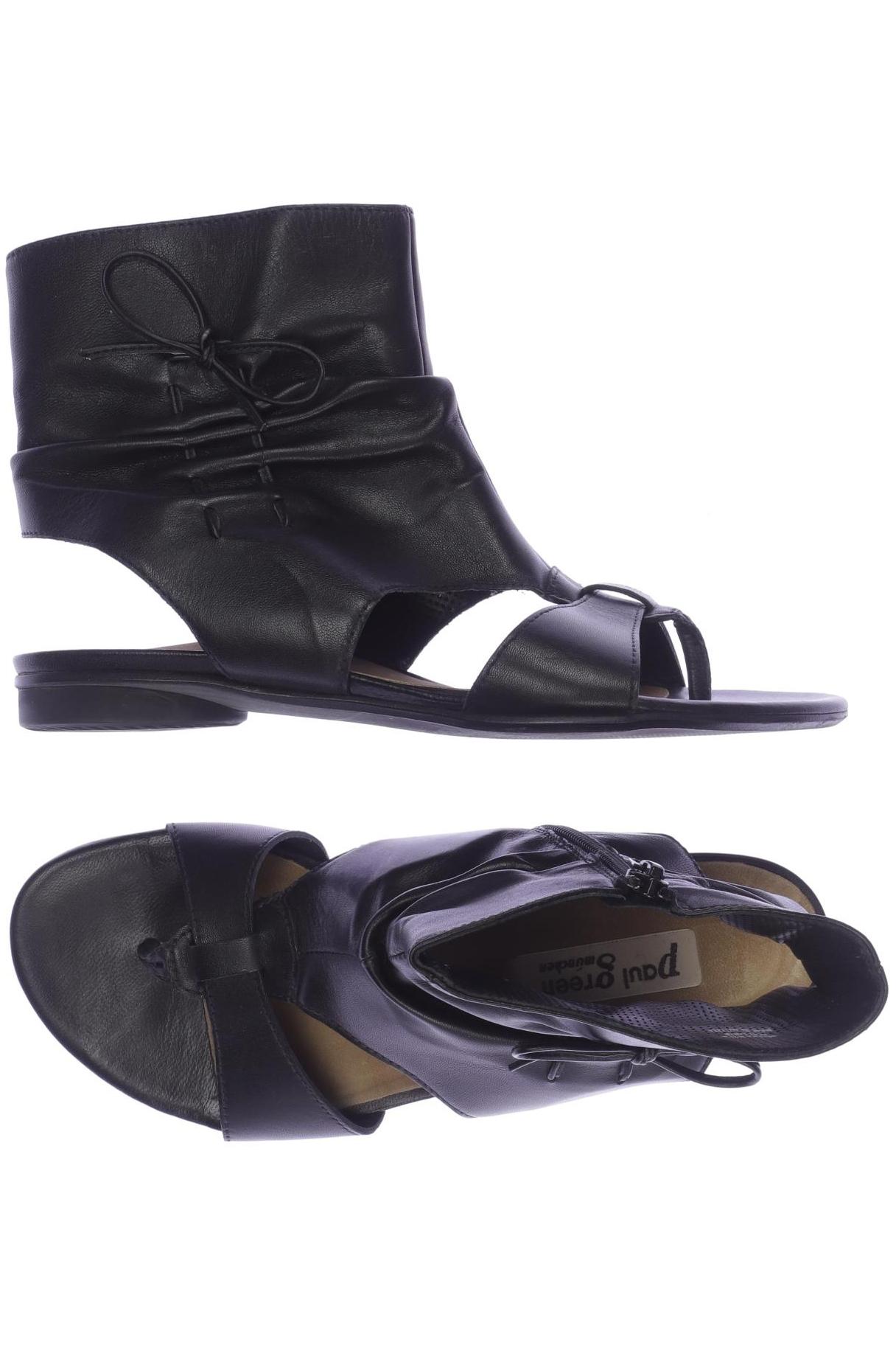 

Paul Green Damen Sandale, schwarz, Gr. 4