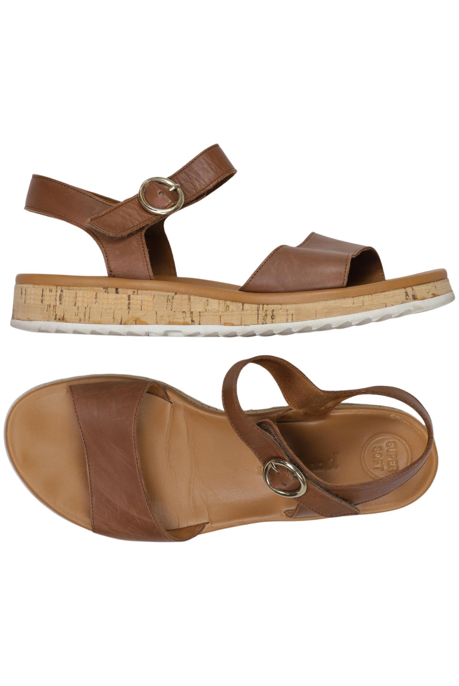 

Paul Green Damen Sandale, braun, Gr. 6.5