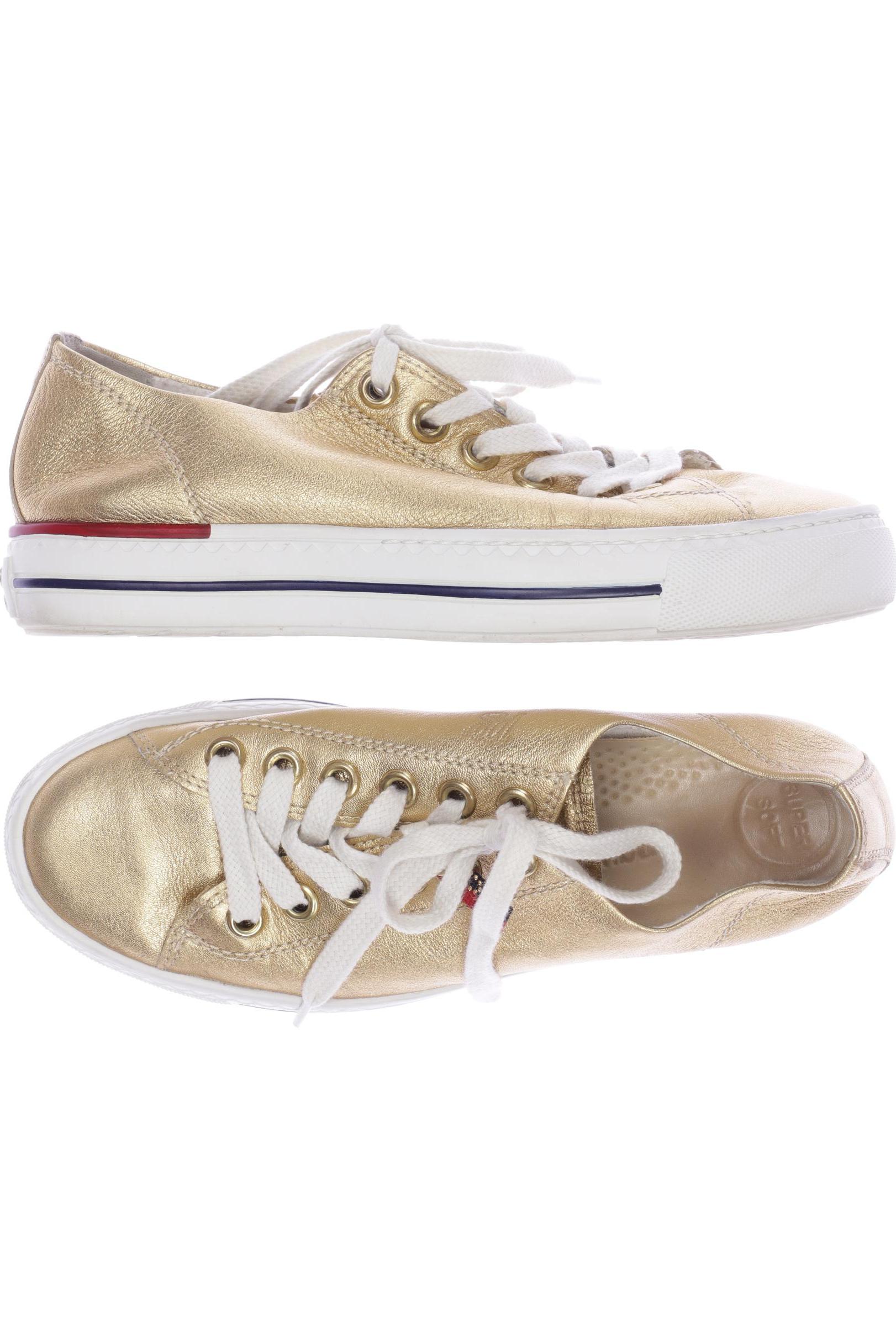 

Paul Green Damen Sneakers, gold, Gr. 5