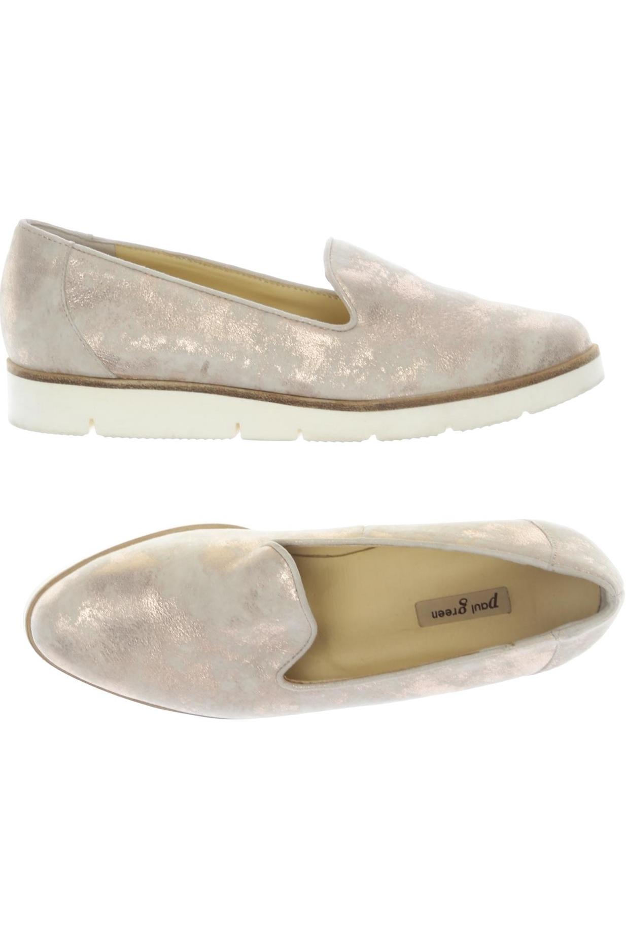 

Paul Green Damen Halbschuh, beige, Gr. 4