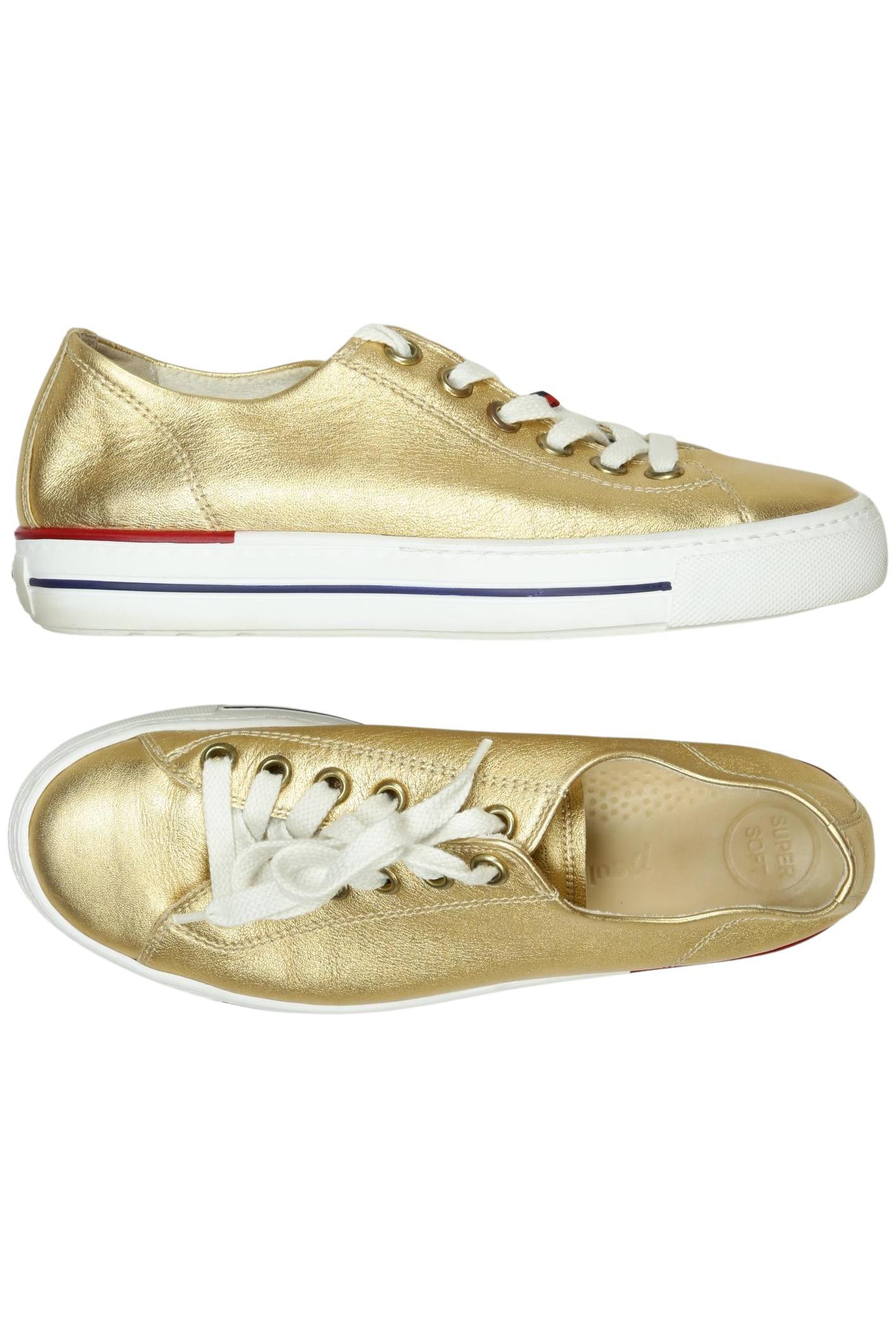 

Paul Green Damen Sneakers, gold, Gr. 6