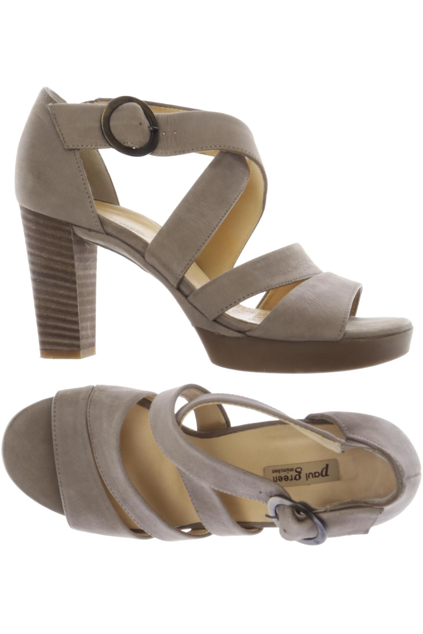 

Paul Green Damen Sandale, beige, Gr. 4
