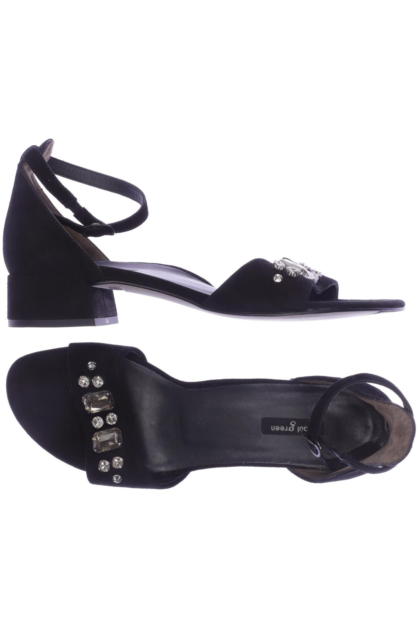 

Paul Green Damen Sandale, schwarz, Gr. 7