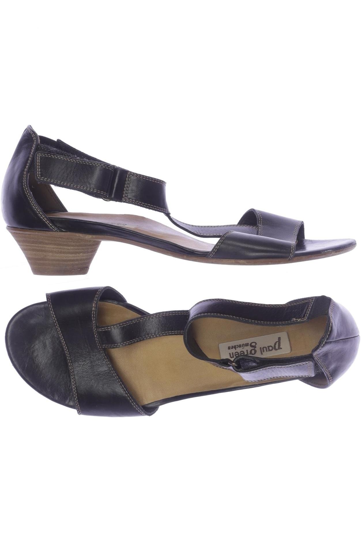 

Paul Green Damen Sandale, schwarz, Gr. 8