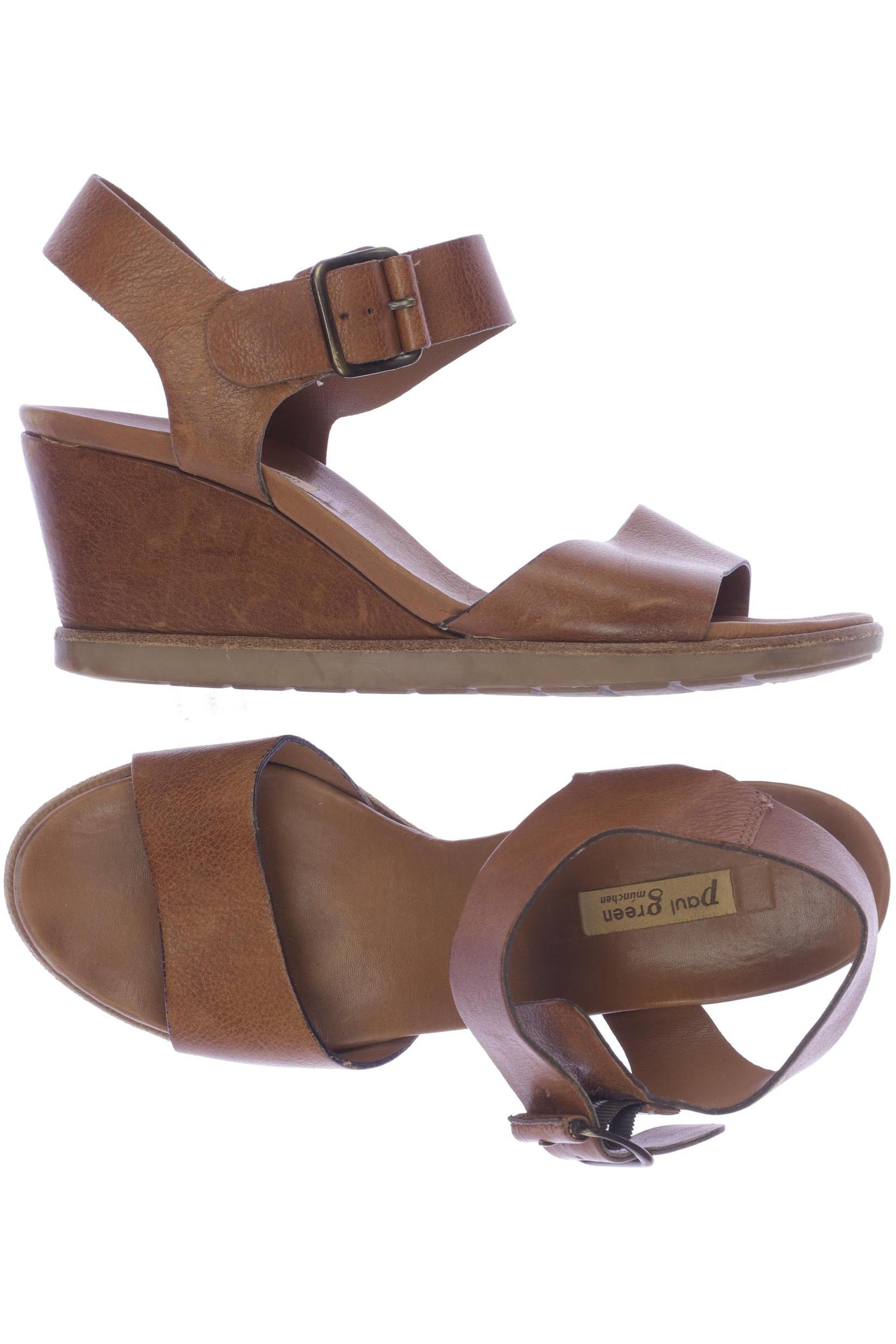 

Paul Green Damen Sandale, braun, Gr. 4.5