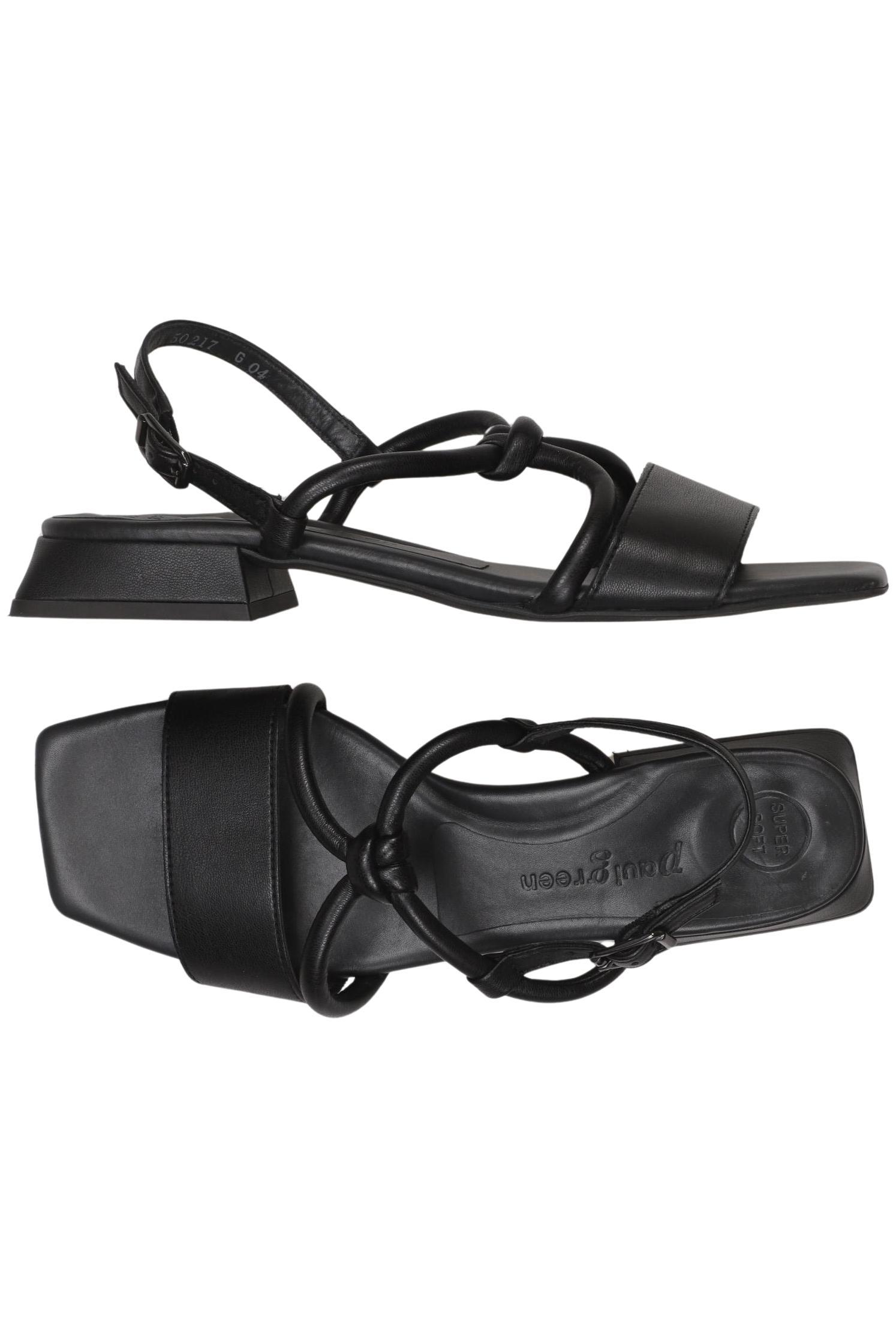 

Paul Green Damen Sandale, schwarz, Gr. 6