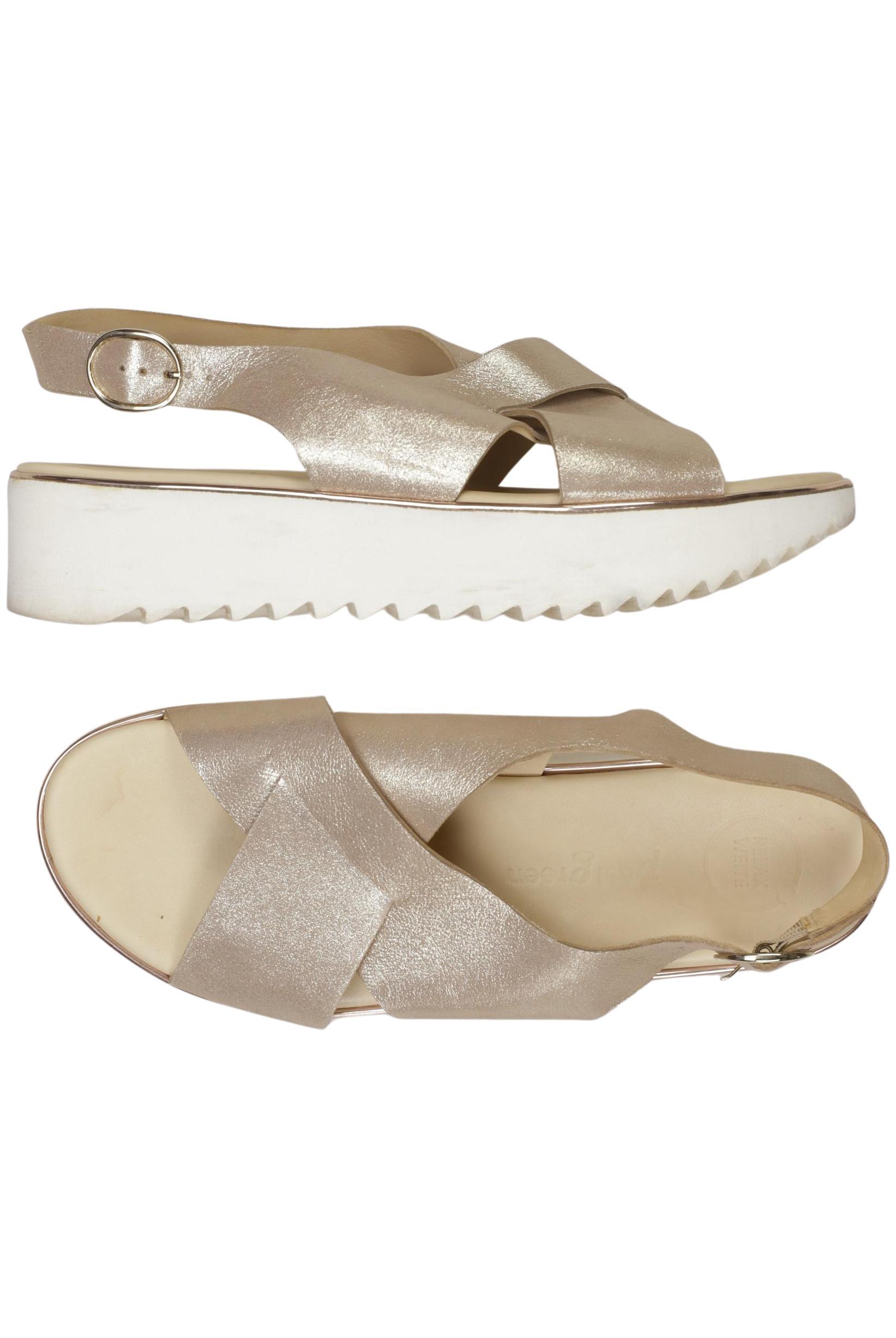 

Paul Green Damen Sandale, gold, Gr. 7