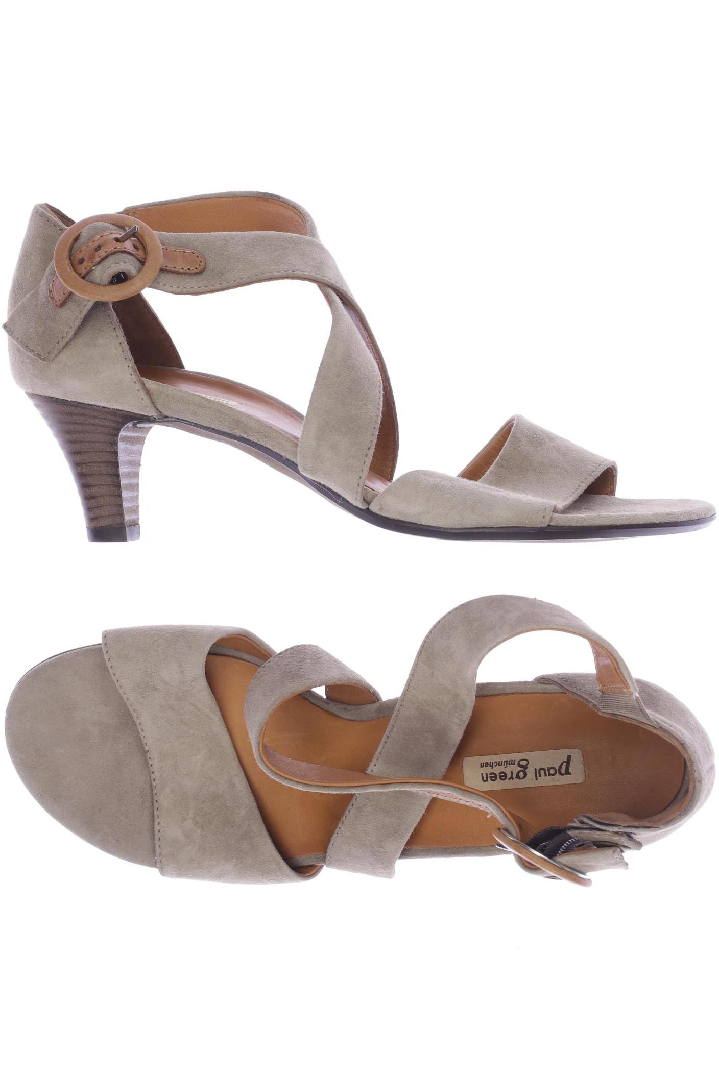 

Paul Green Damen Sandale, beige, Gr. 5