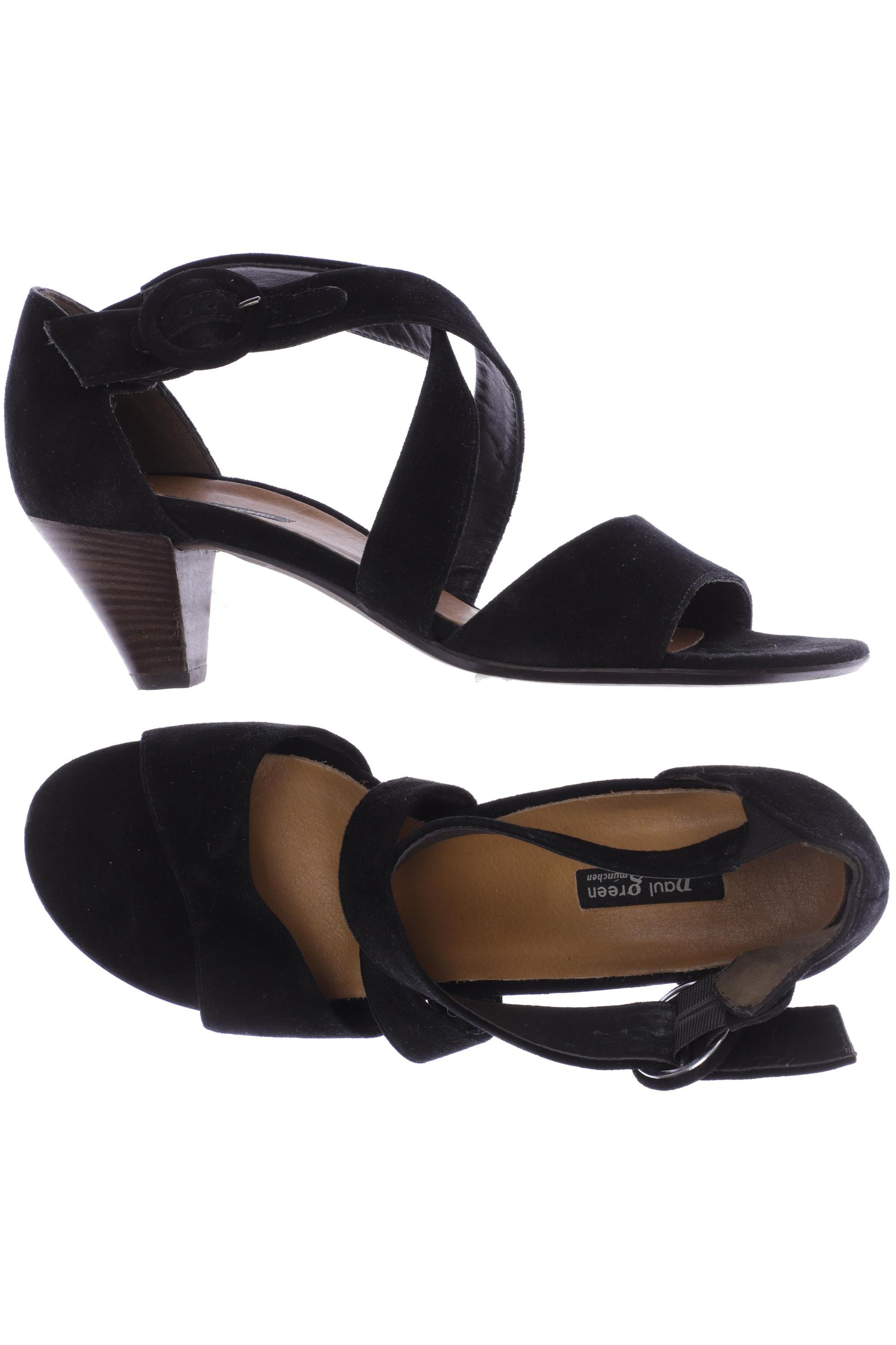 

Paul Green Damen Sandale, schwarz, Gr. 5