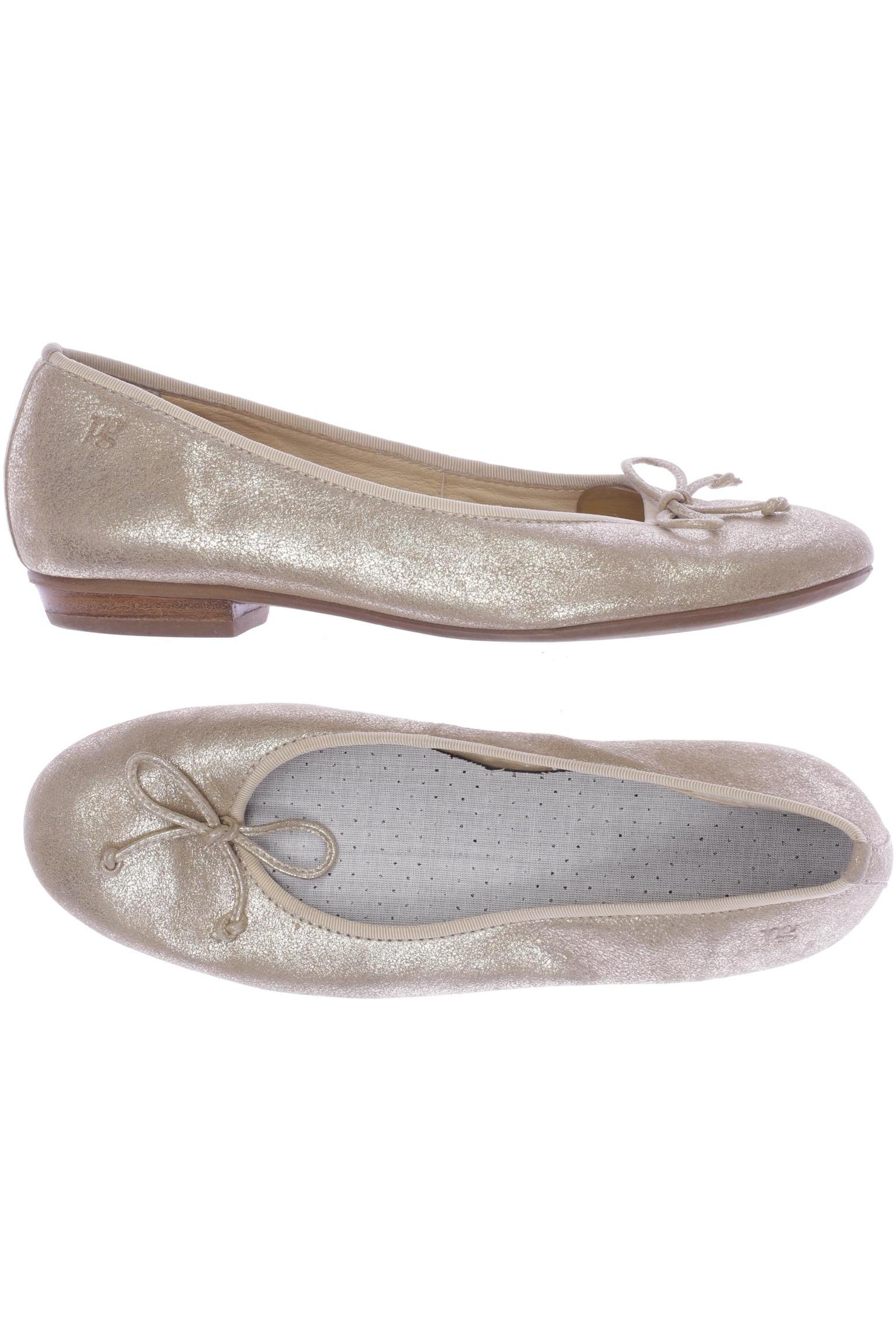 

Paul Green Damen Ballerinas, gold, Gr. 3