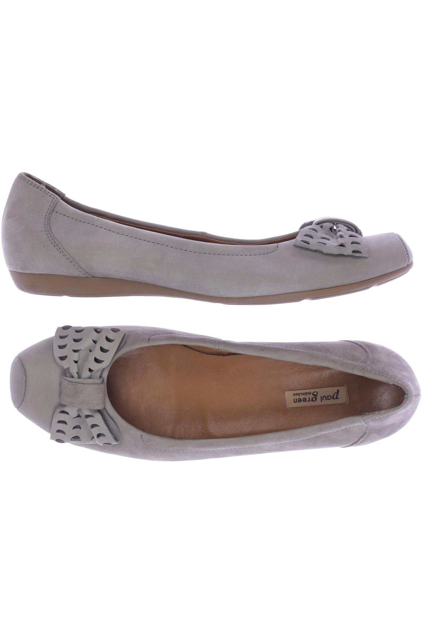 

Paul Green Damen Ballerinas, grau, Gr. 6.5