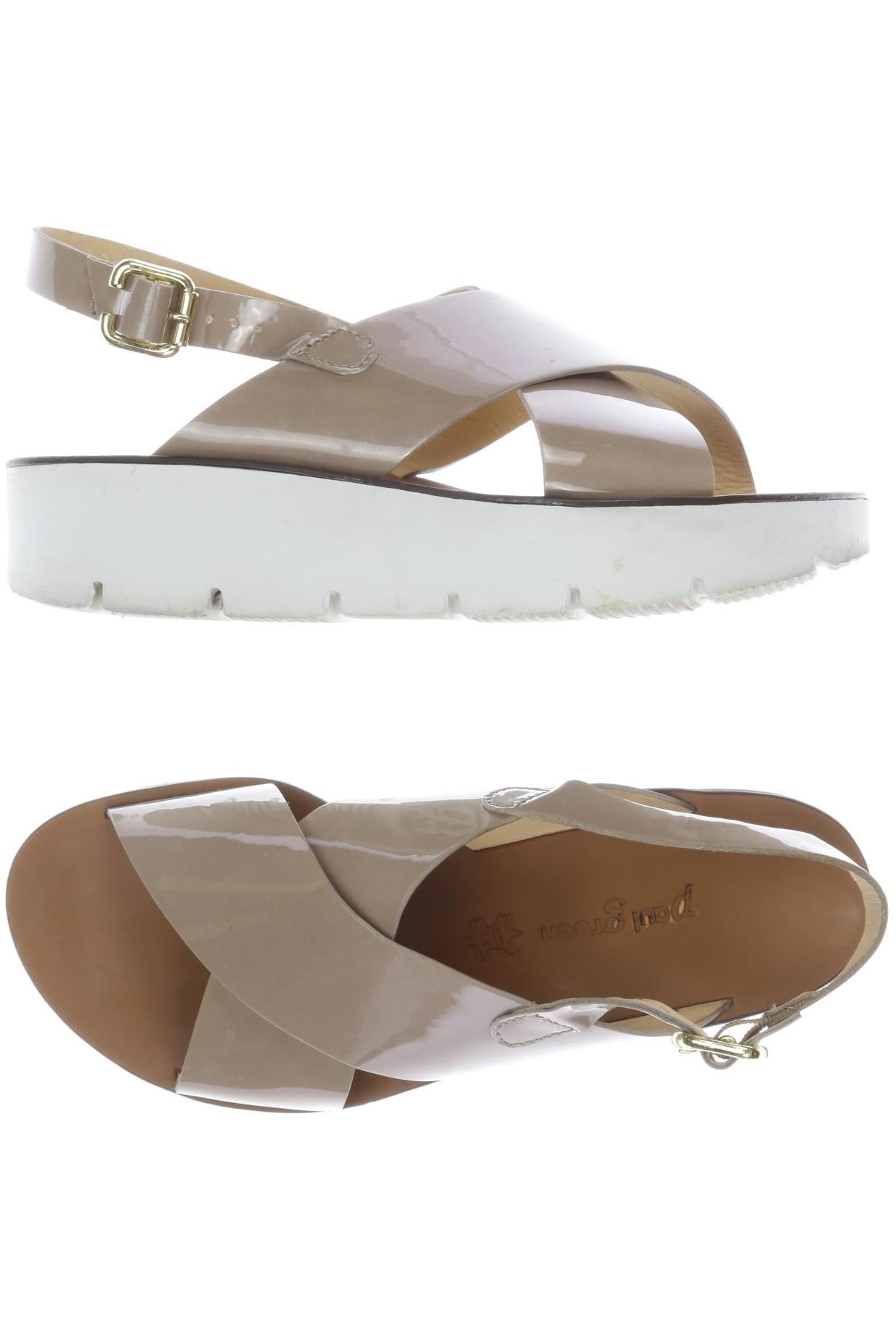 

Paul Green Damen Sandale, beige, Gr. 4