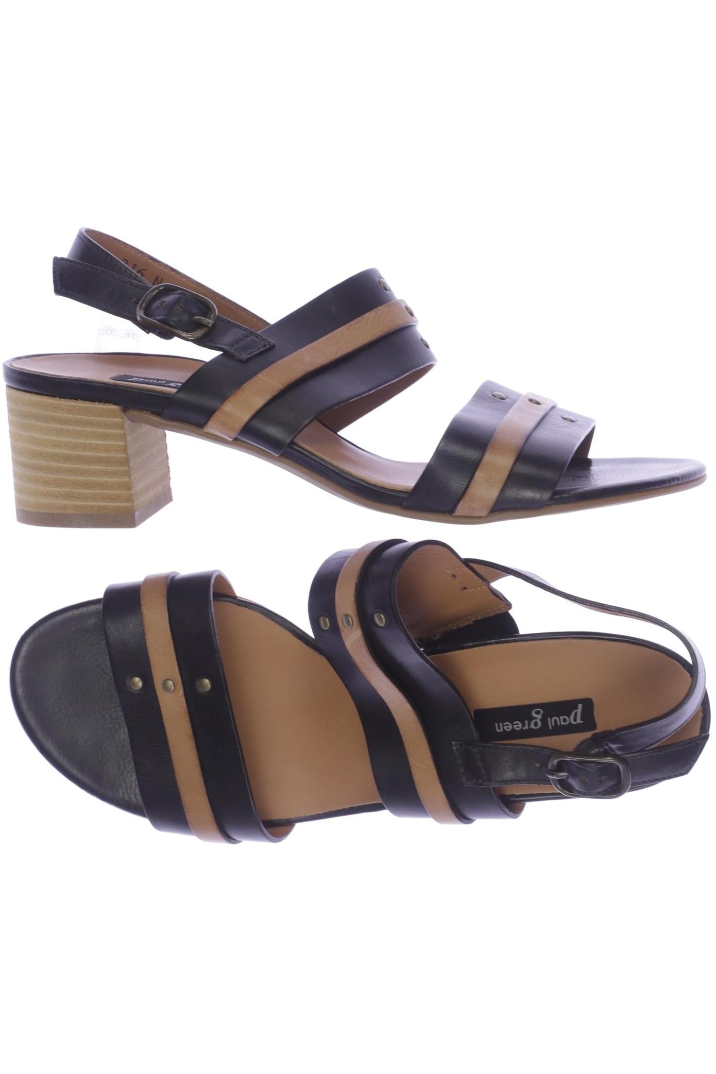 

Paul Green Damen Sandale, schwarz, Gr. 5