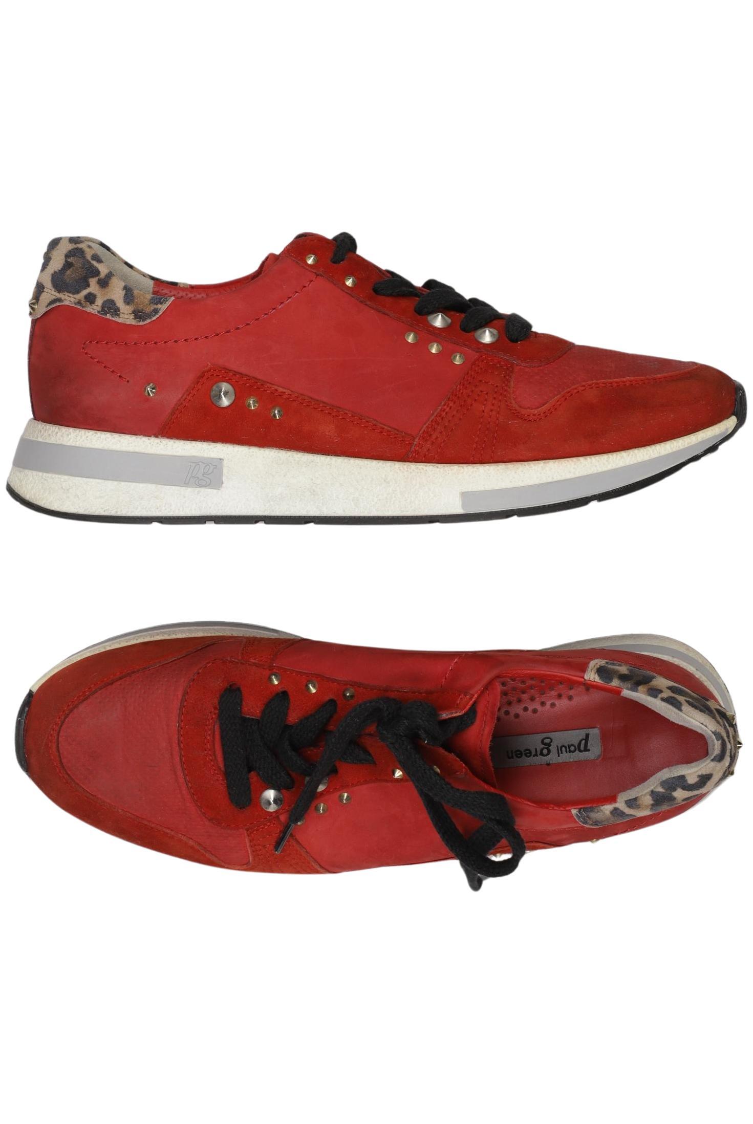 

Paul Green Damen Sneakers, rot, Gr. 5