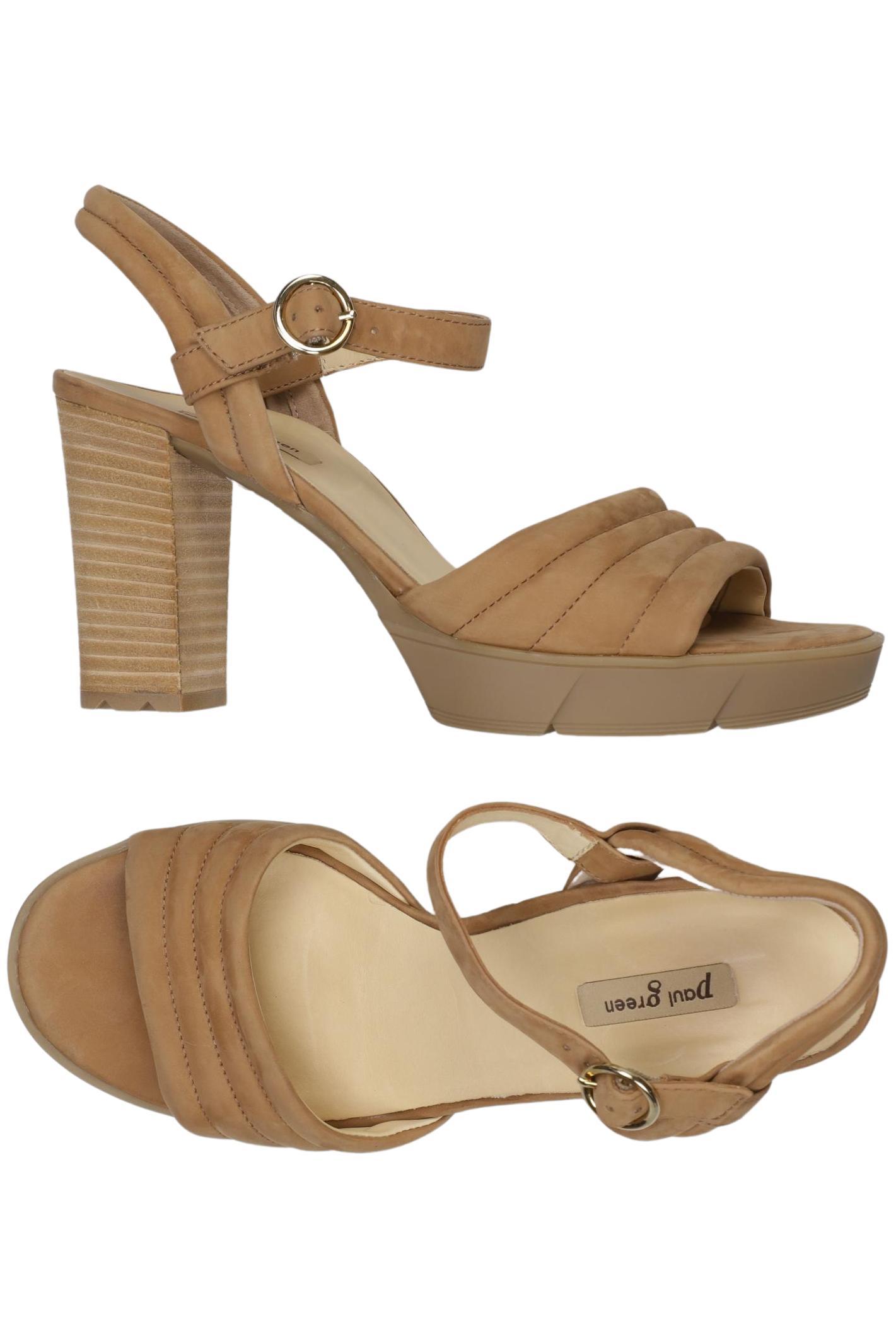 

Paul Green Damen Sandale, beige, Gr. 5