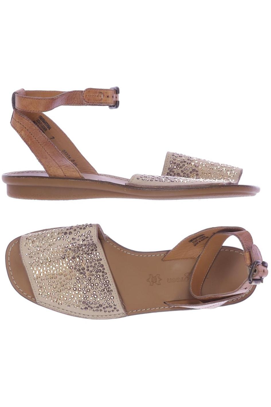 

Paul Green Damen Sandale, beige, Gr. 7