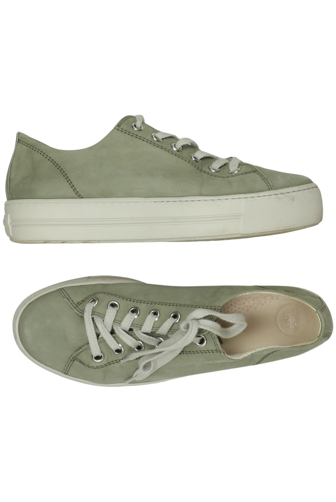 

Paul Green Damen Sneakers, grün, Gr. 7.5
