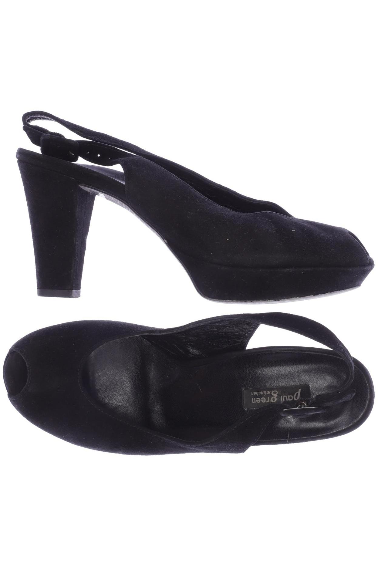 

Paul Green Damen Sandale, schwarz, Gr. 4